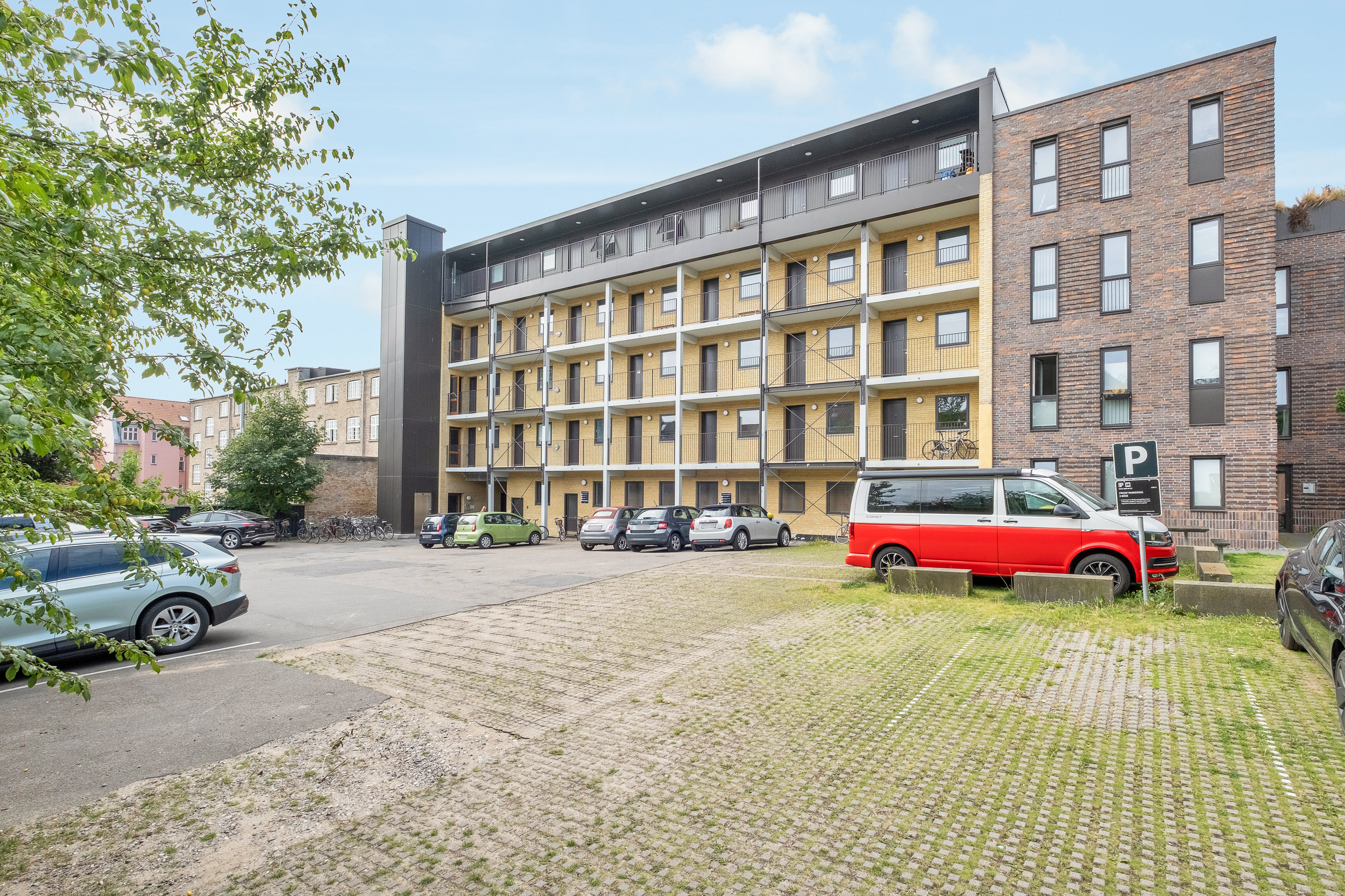 Fremhævet gårdmiljø billede i fuldskærmstilstand. Billede af Grønnegade 82, st. d., 8000 Aarhus C