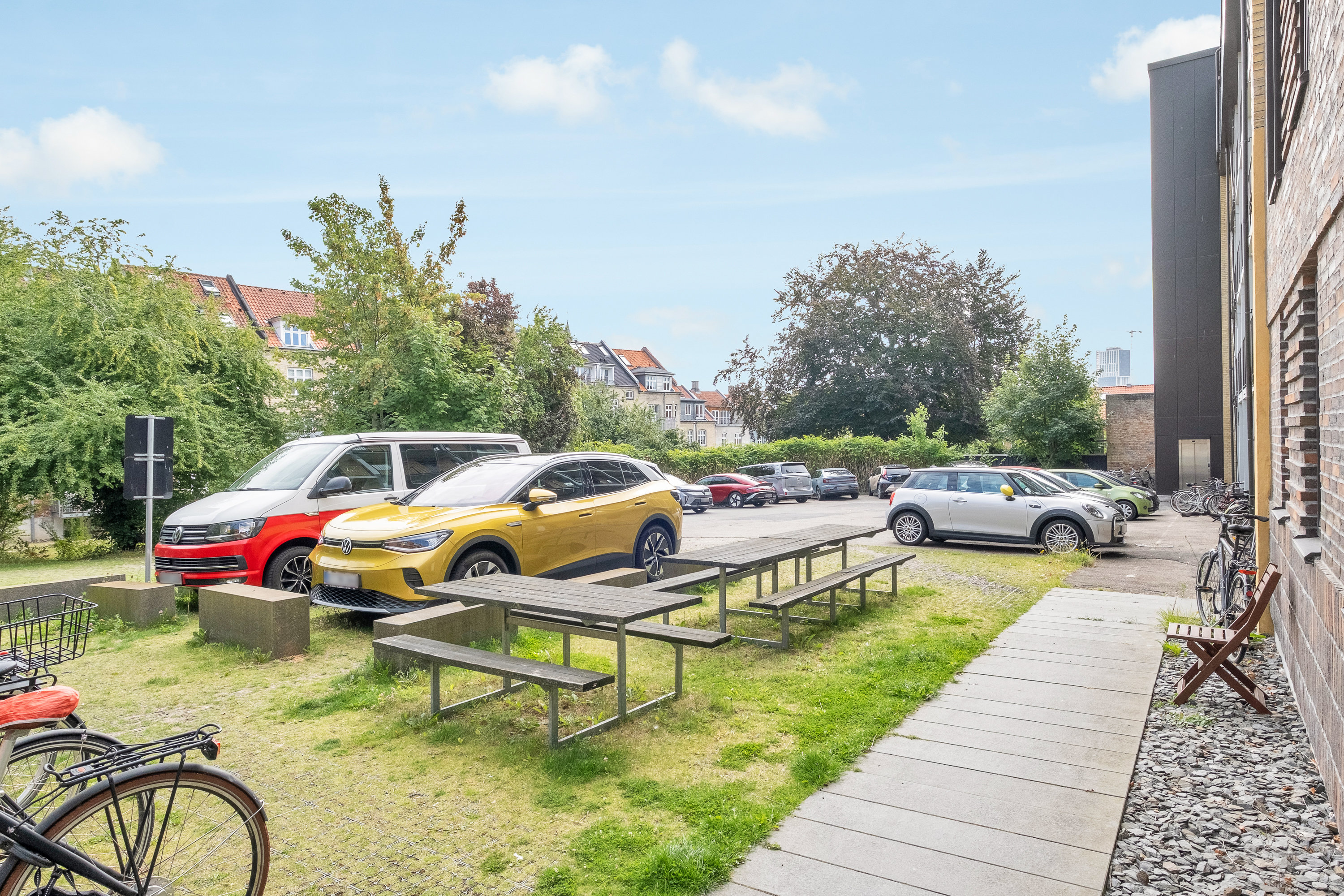 Fremhævet gårdmiljø billede i fuldskærmstilstand. Billede af Grønnegade 82, st. d., 8000 Aarhus C