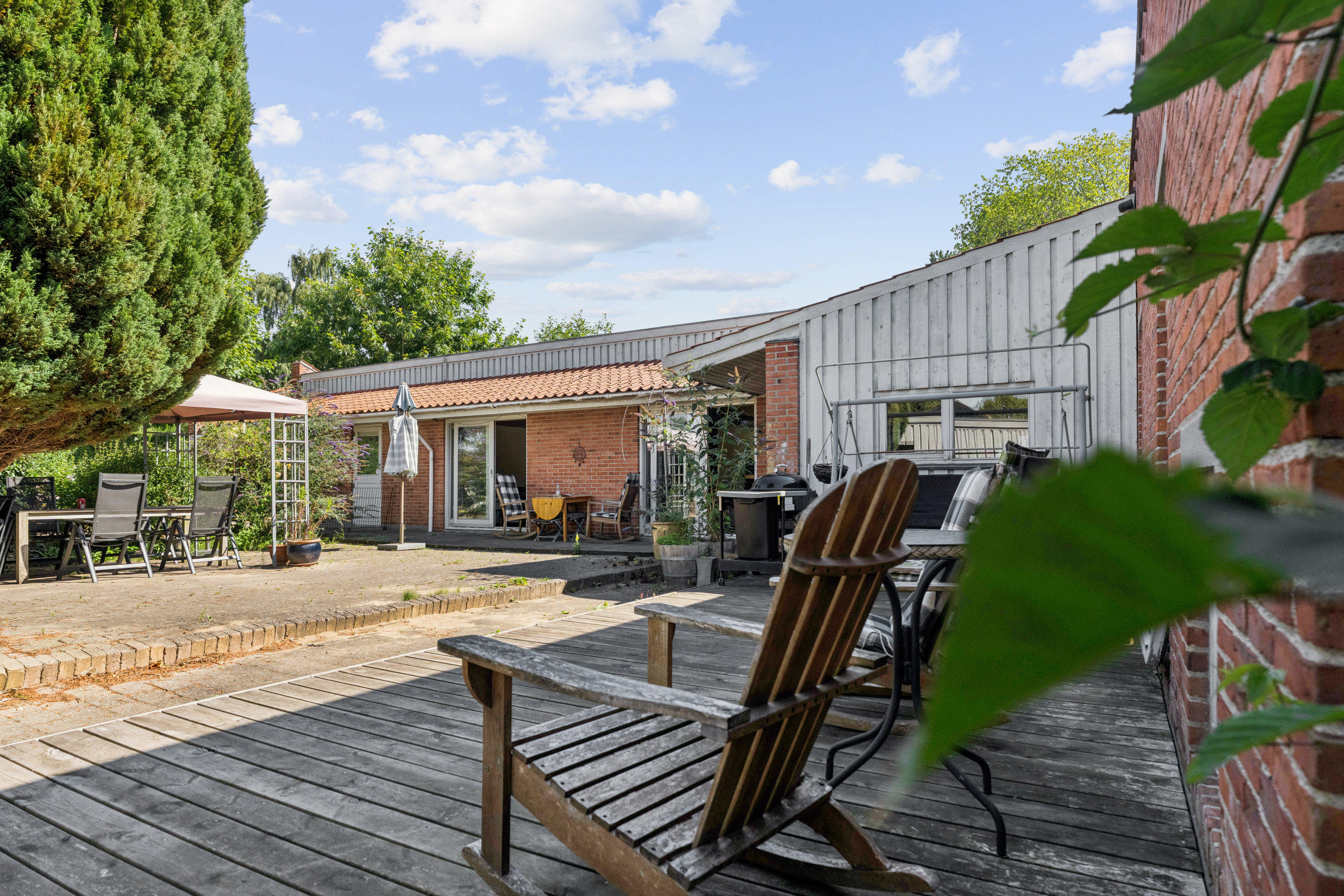 Fremhævet terrasse billede i fuldskærmstilstand. Billede af Skæring Hedevej 6, 8250 Egå