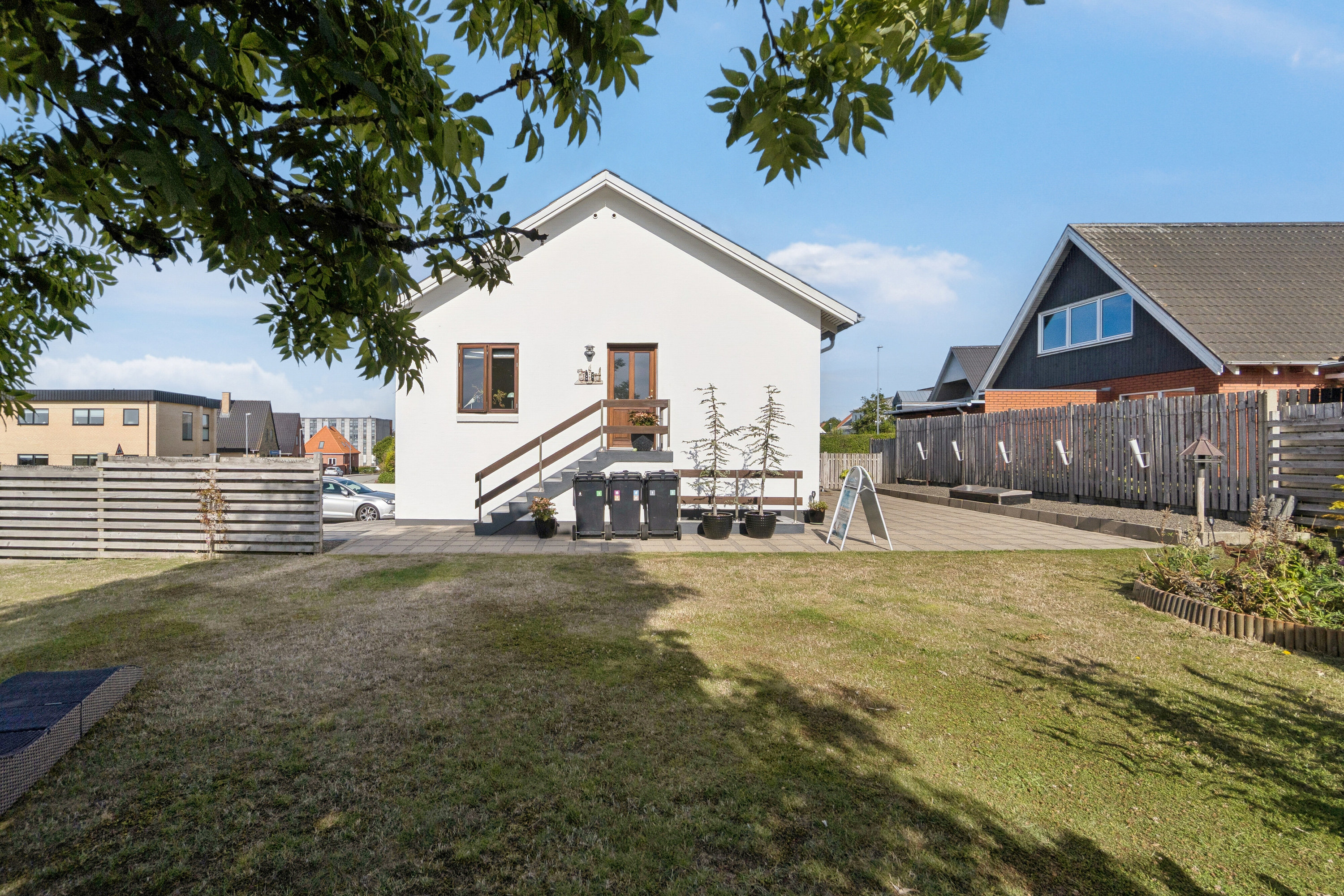 Fremhævet set fra haven billede i fuldskærmstilstand. Billede af Baunevej 1, 7700 Thisted