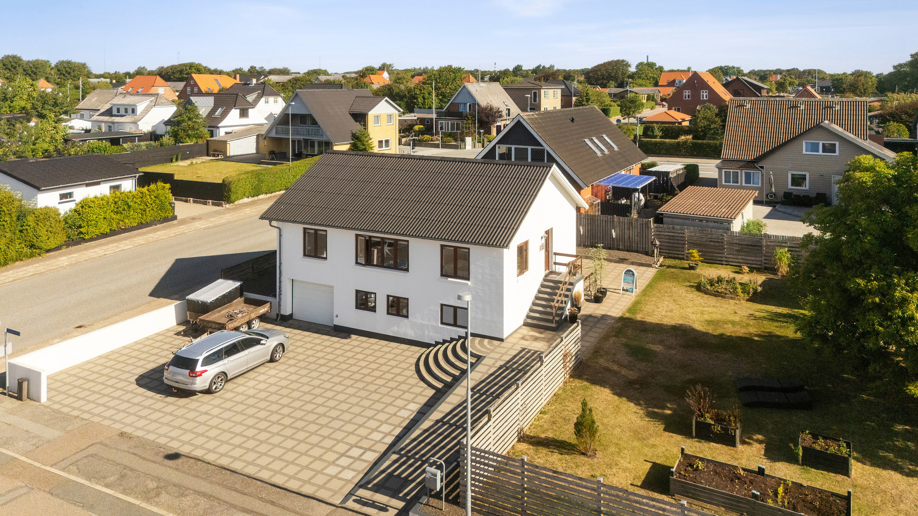 Fremhævet luftfoto billede i fuldskærmstilstand. Billede af Baunevej 1, 7700 Thisted