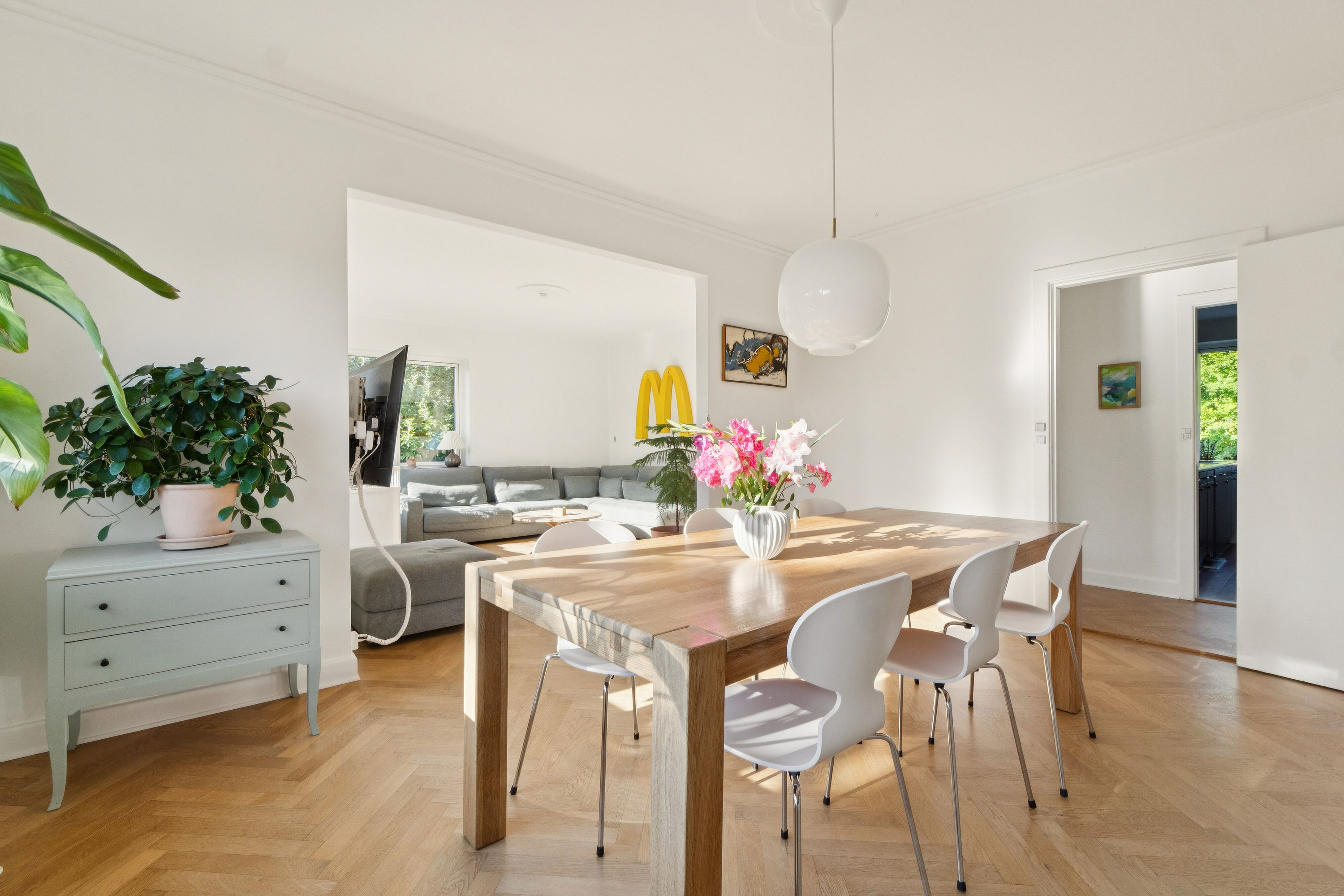 Fremhævet spisestue billede i fuldskærmstilstand. Billede af Rødovrevej 17, st., 2610 Rødovre