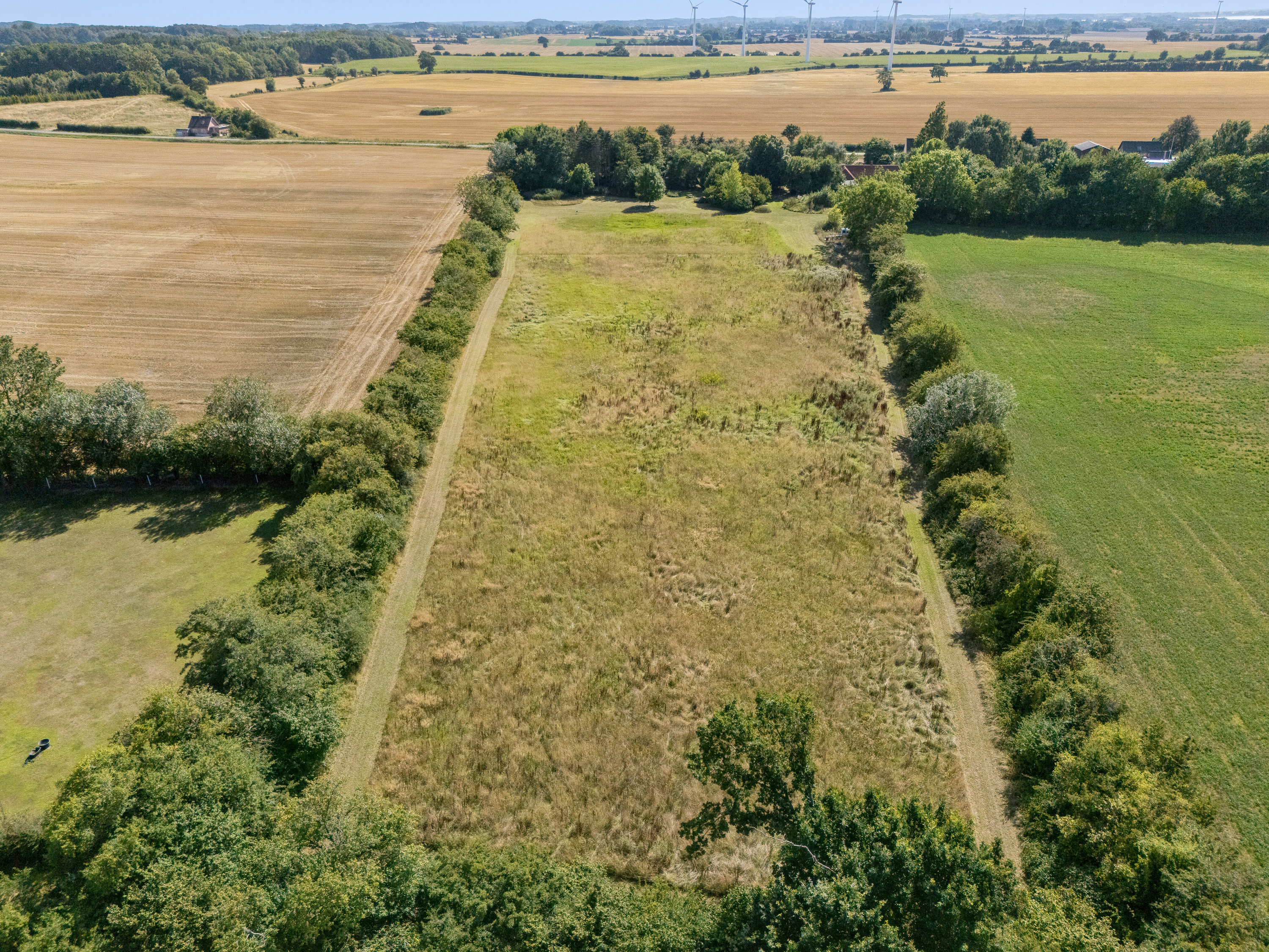 Fremhævet luftfoto billede i fuldskærmstilstand. Billede af Spodsbjergvej 219, Gammel Skrøbelev, 5900 Rudkøbing