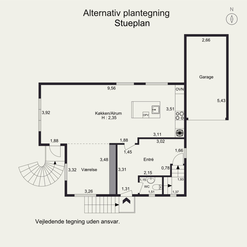 Plantegninger billede af Kikkenborgvej 54A, 6000 Kolding