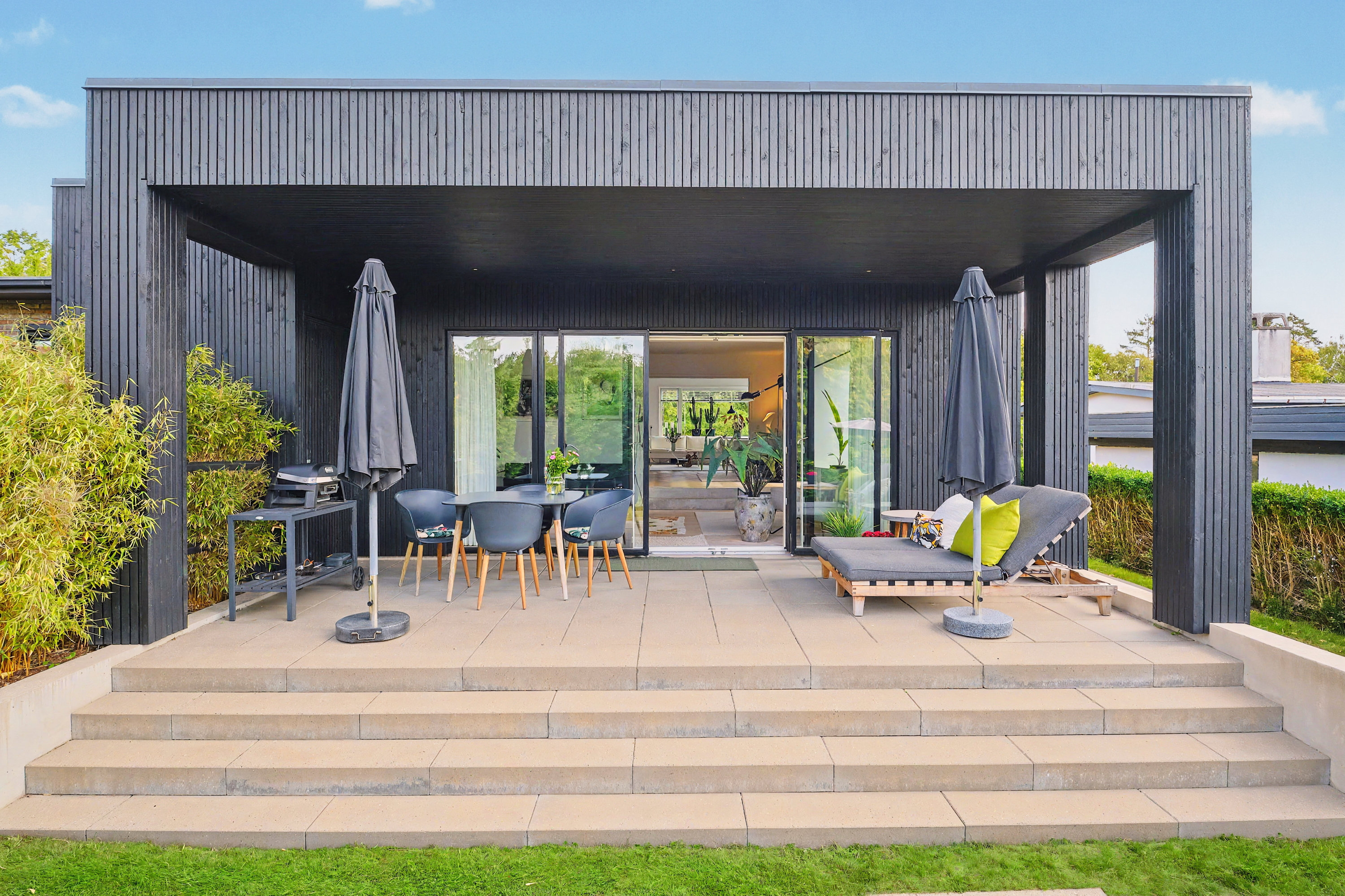 Fremhævet overdækket terrasse billede i fuldskærmstilstand. Billede af Eugen Warmings Vej 25, 8000 Aarhus C