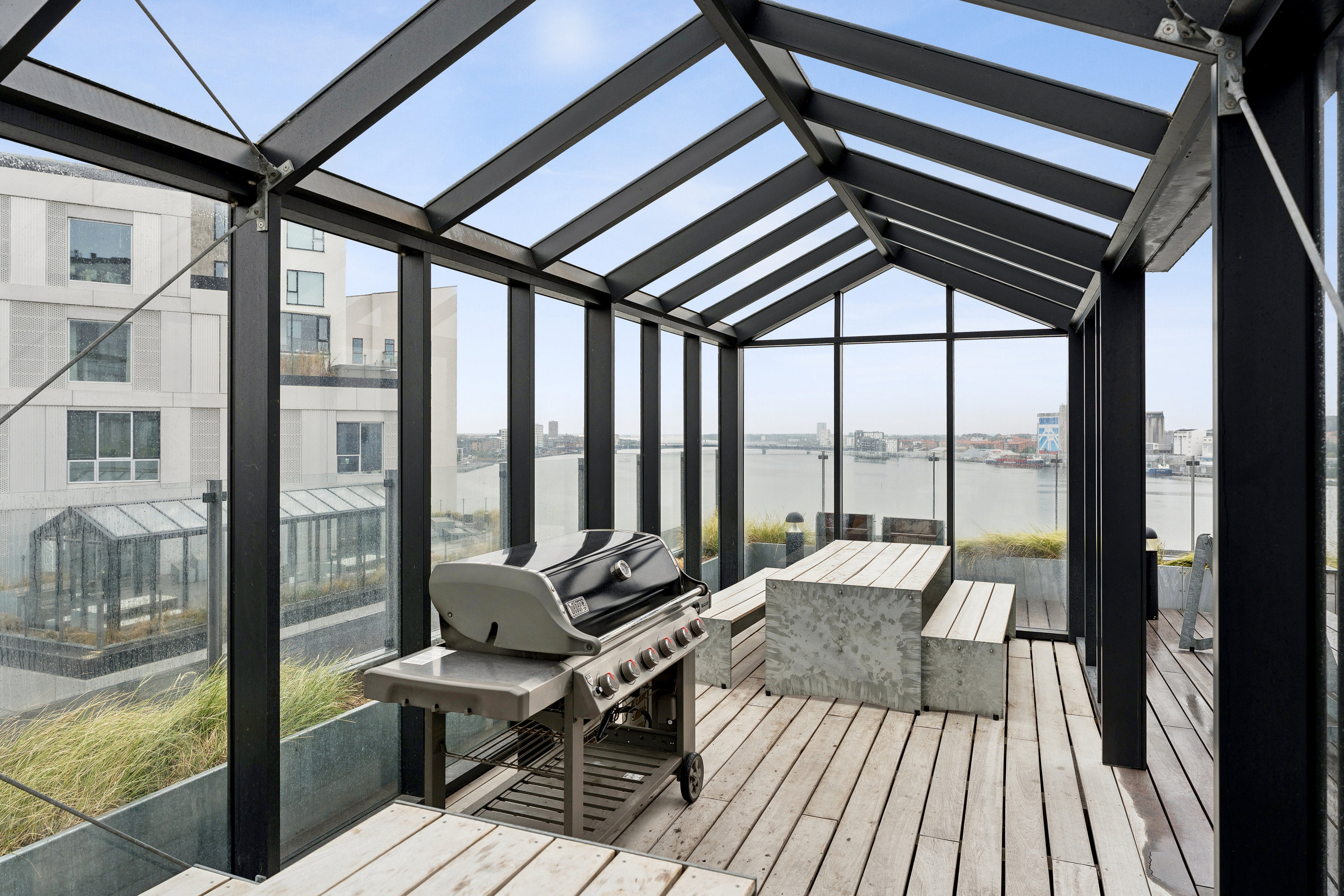 Fremhævet terrasse billede i fuldskærmstilstand. Billede af Stjernepladsen 5, 6. 4., 9000 Aalborg