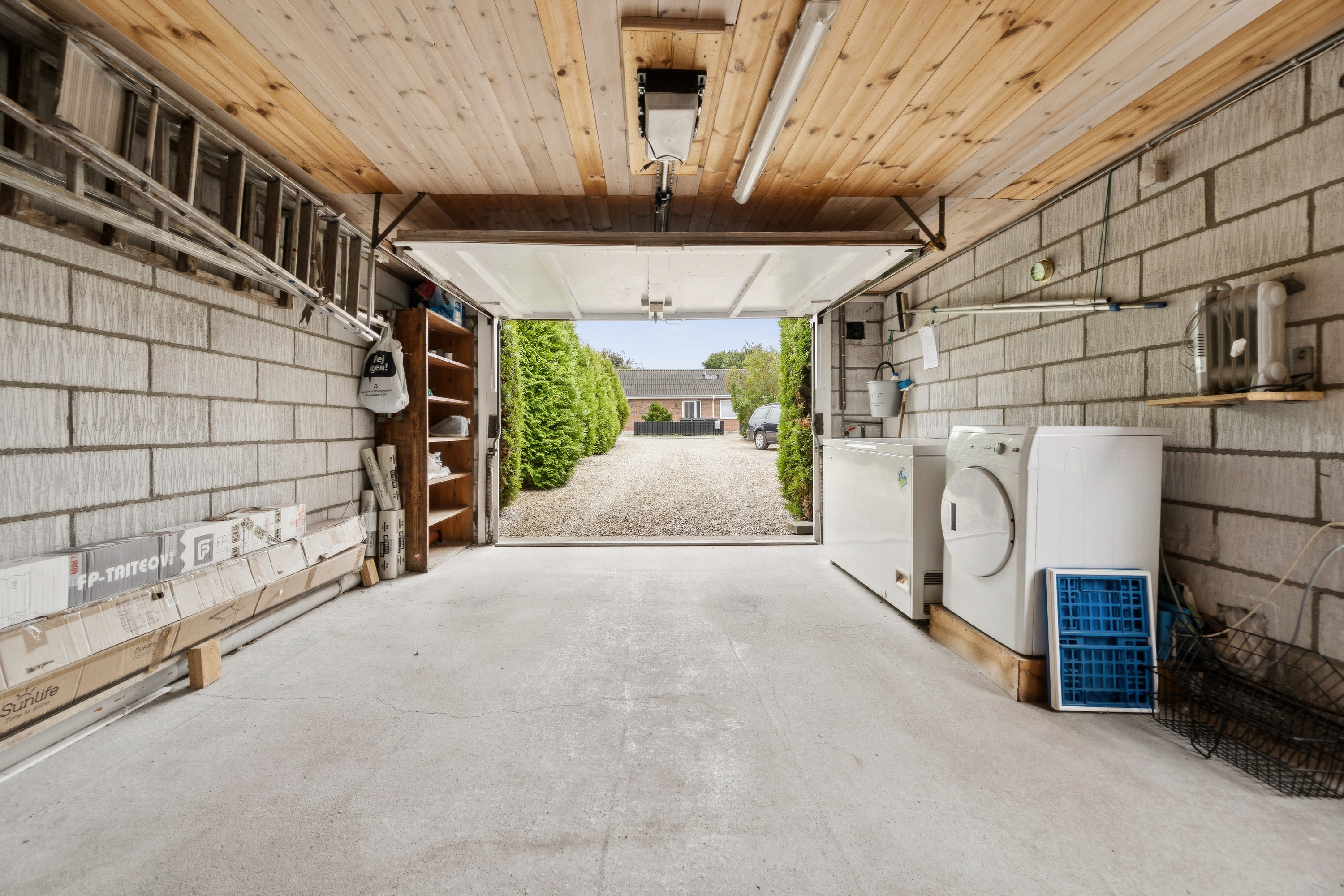 Fremhævet garage billede i fuldskærmstilstand. Billede af Stationsvej 26, Nors, 7700 Thisted