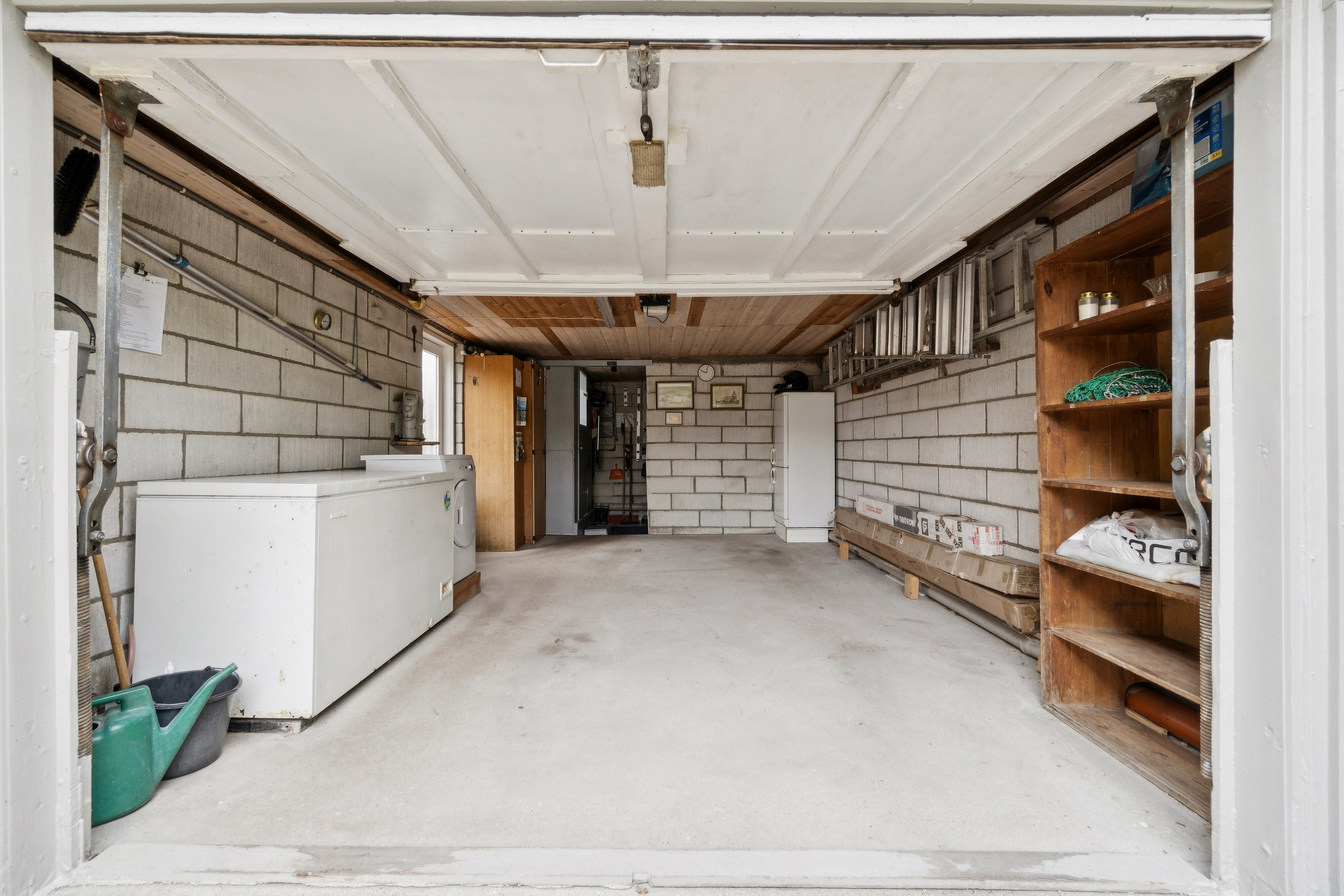 Fremhævet garage billede i fuldskærmstilstand. Billede af Stationsvej 26, Nors, 7700 Thisted
