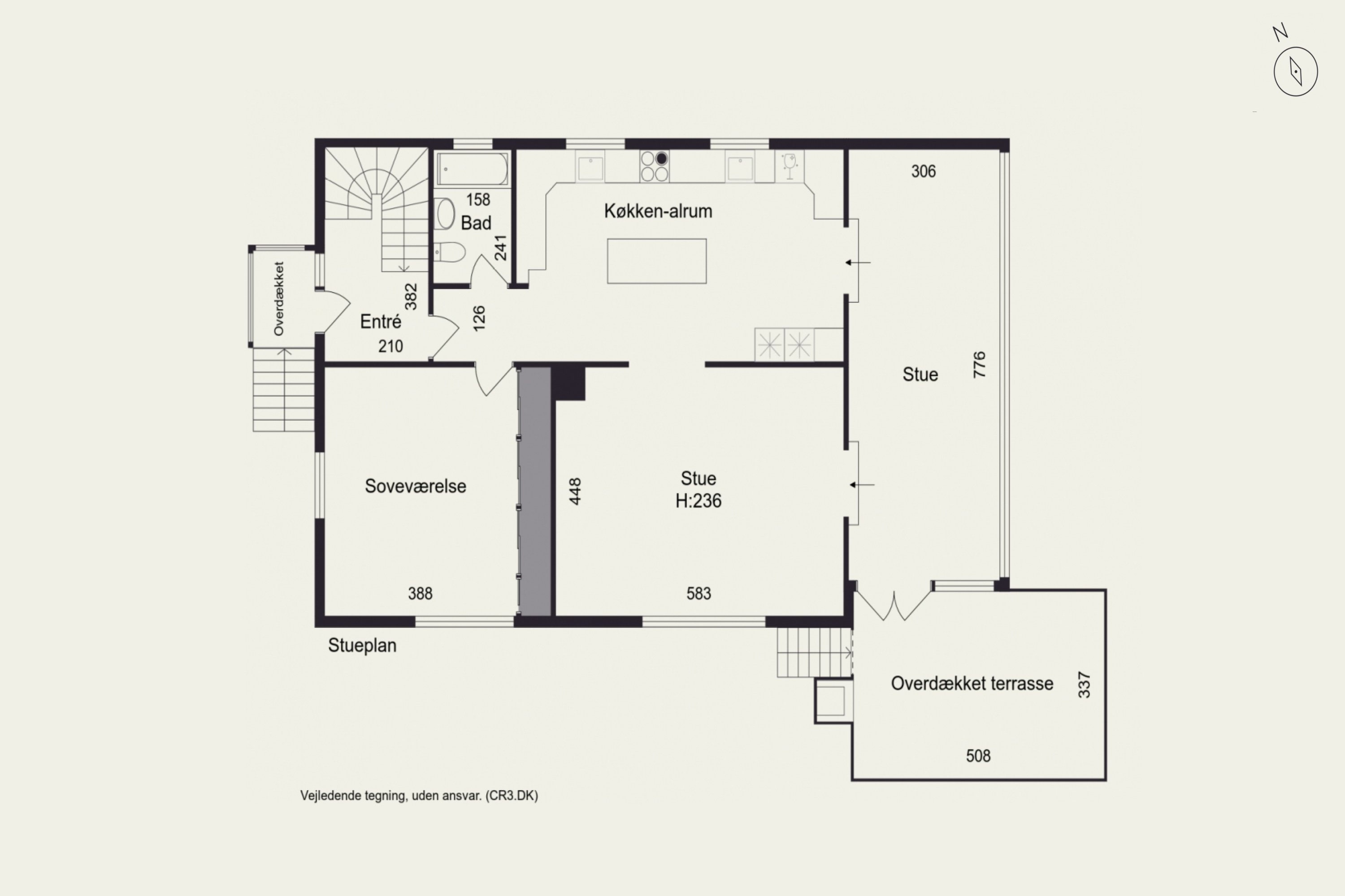 Plantegninger billede af Veksebovej 25, Veksebo, 3480 Fredensborg