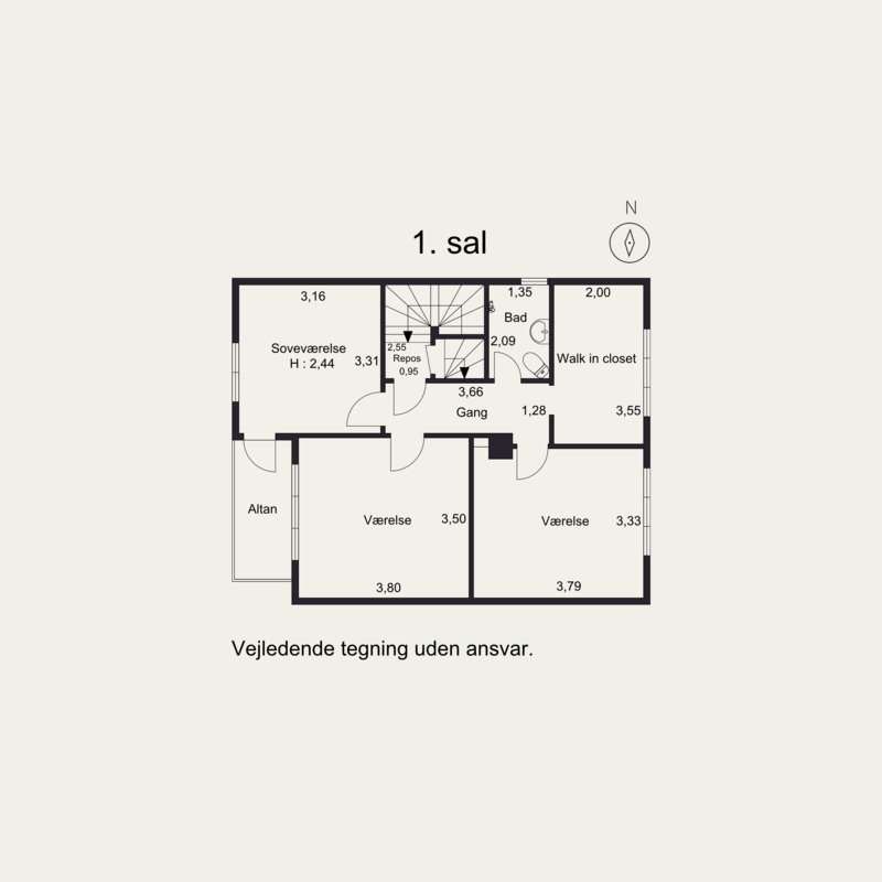 Plantegninger billede af Bergsvej 25, 5230 Odense M
