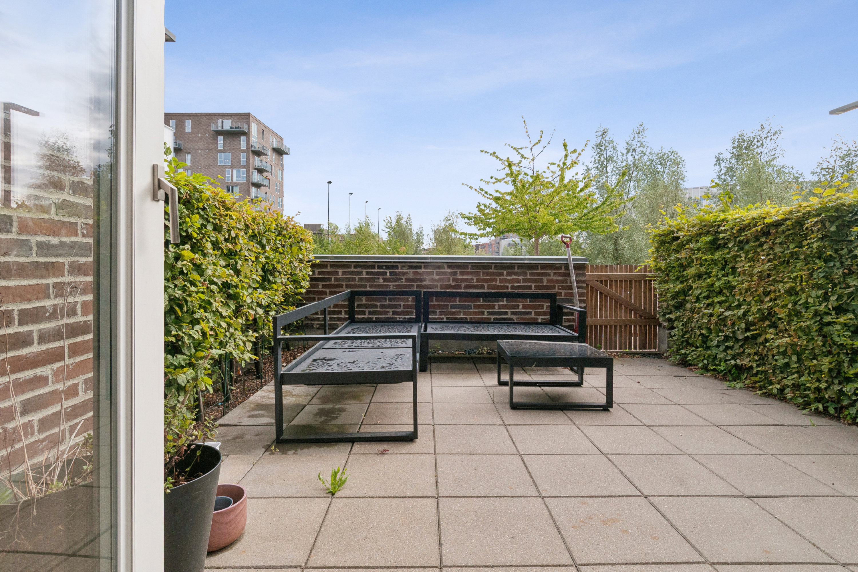 Fremhævet terrasse billede i fuldskærmstilstand. Billede af Hannemanns Allé 4P, 2300 København S
