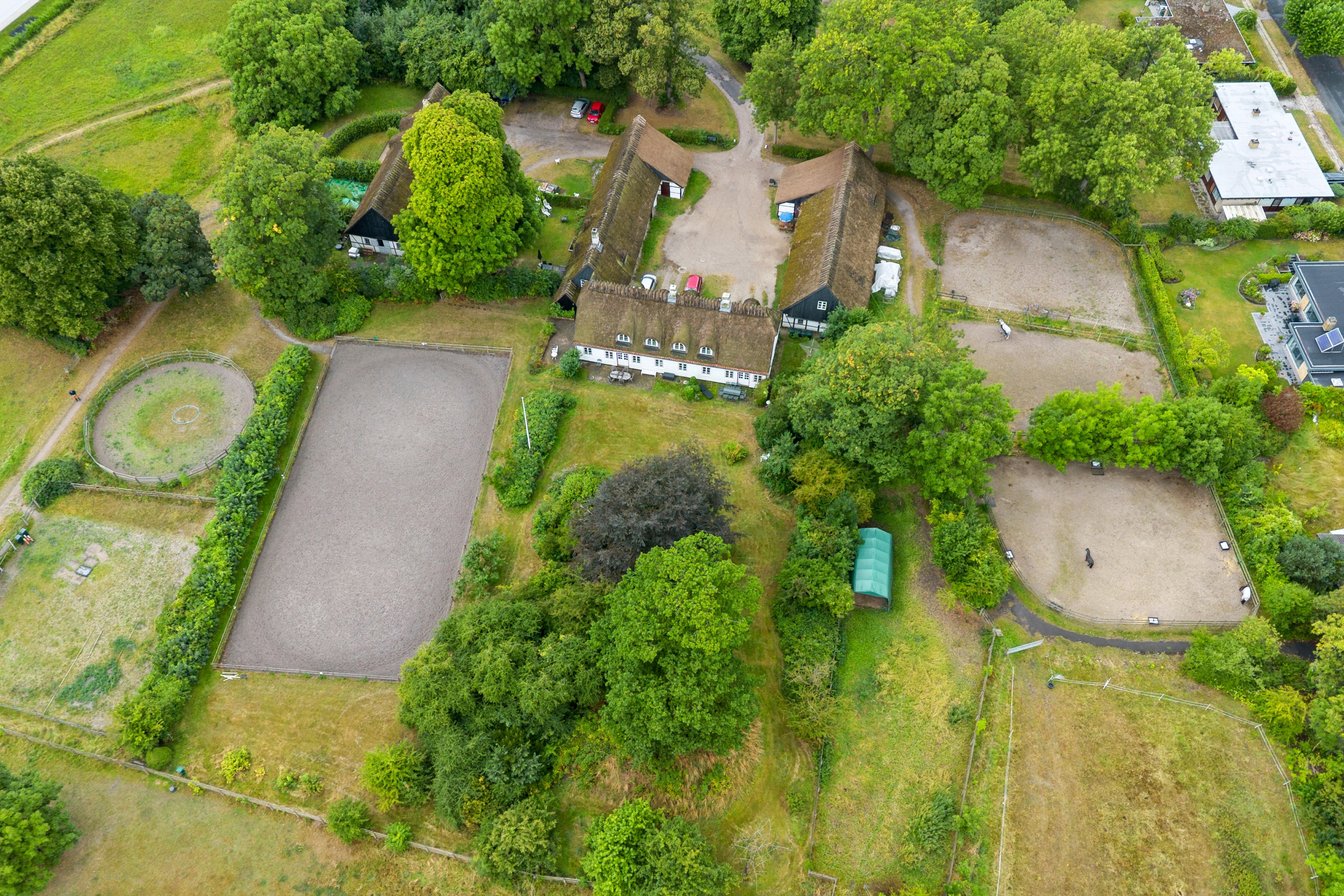 Fremhævet luftfoto billede i fuldskærmstilstand. Billede af Hvidegårdsparken 69A, 2800 Kongens Lyngby