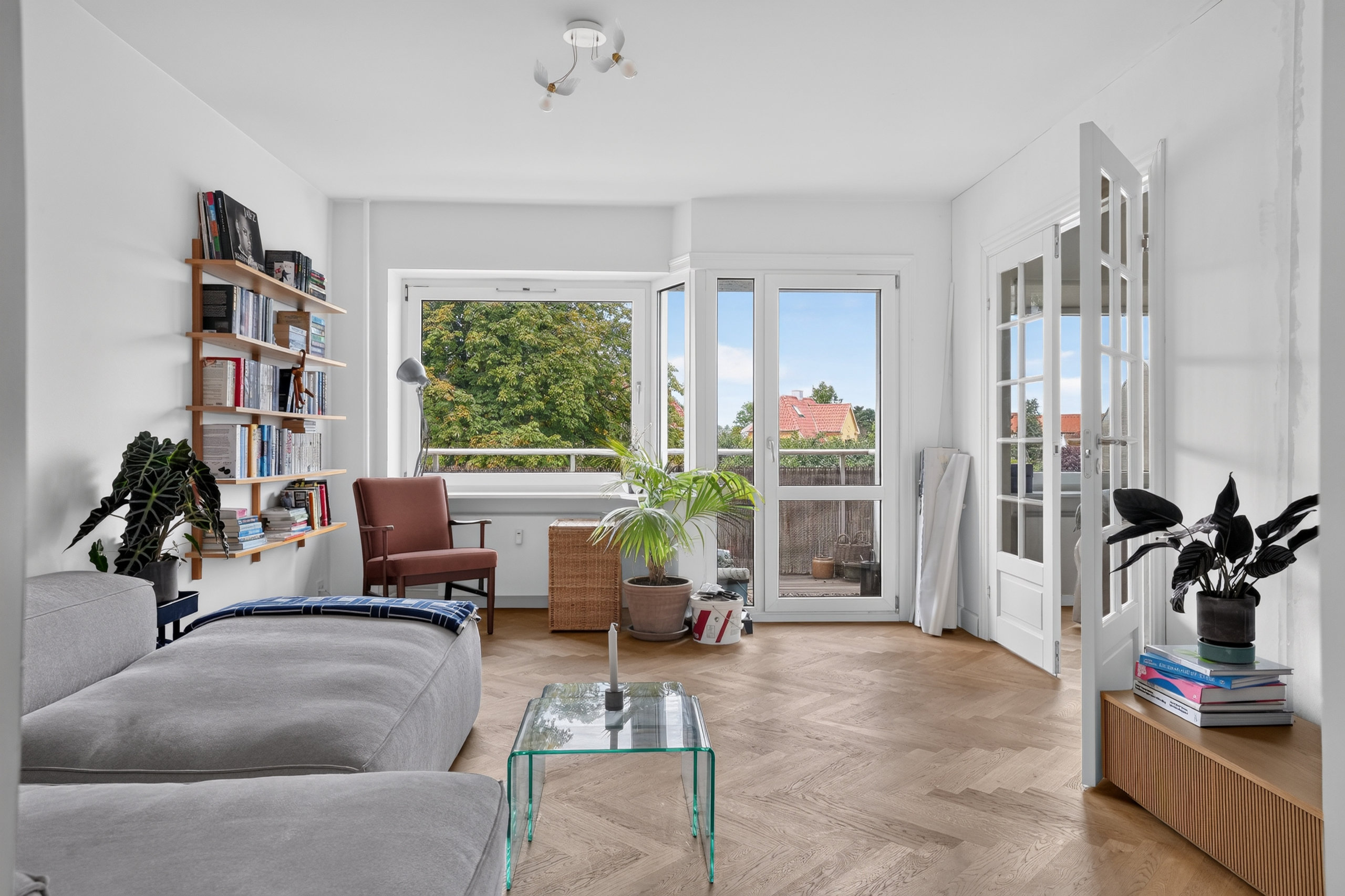 Fremhævet stue billede i fuldskærmstilstand. Billede af Søborg Hovedgade 8D, 1. tv., 2870 Dyssegård