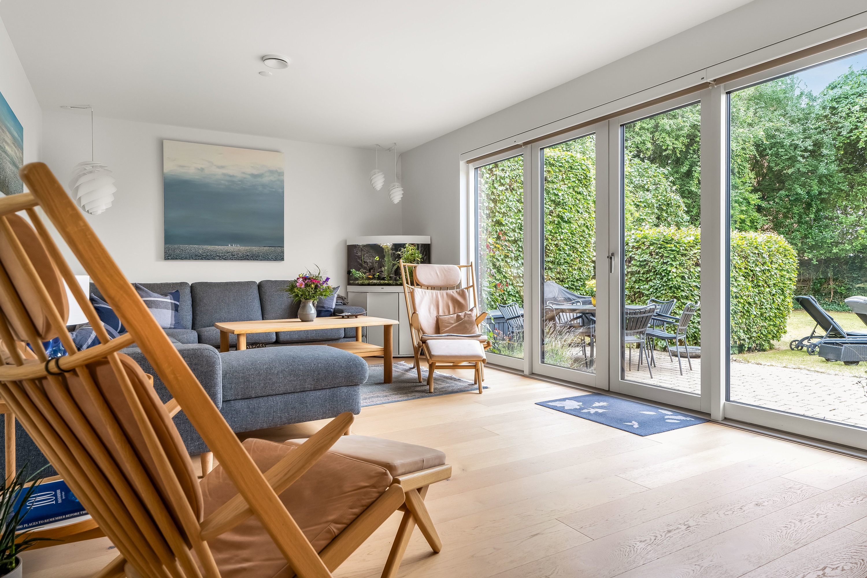 Fremhævet stue billede i fuldskærmstilstand. Billede af Stutmestervej 10B, 3400 Hillerød