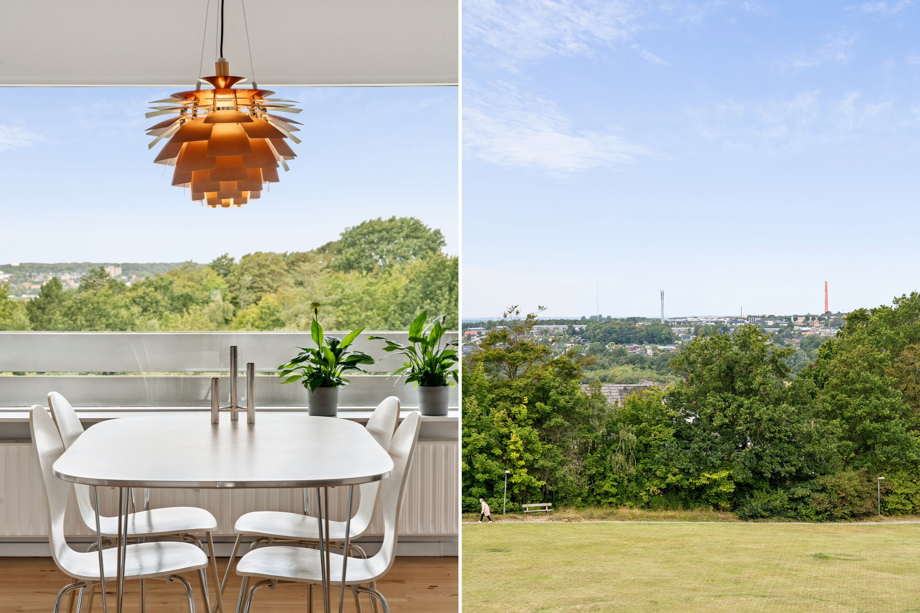 Fremhævet terrasse billede i fuldskærmstilstand. Billede af Juelsparken 60, 2. th., 9210 Aalborg SØ