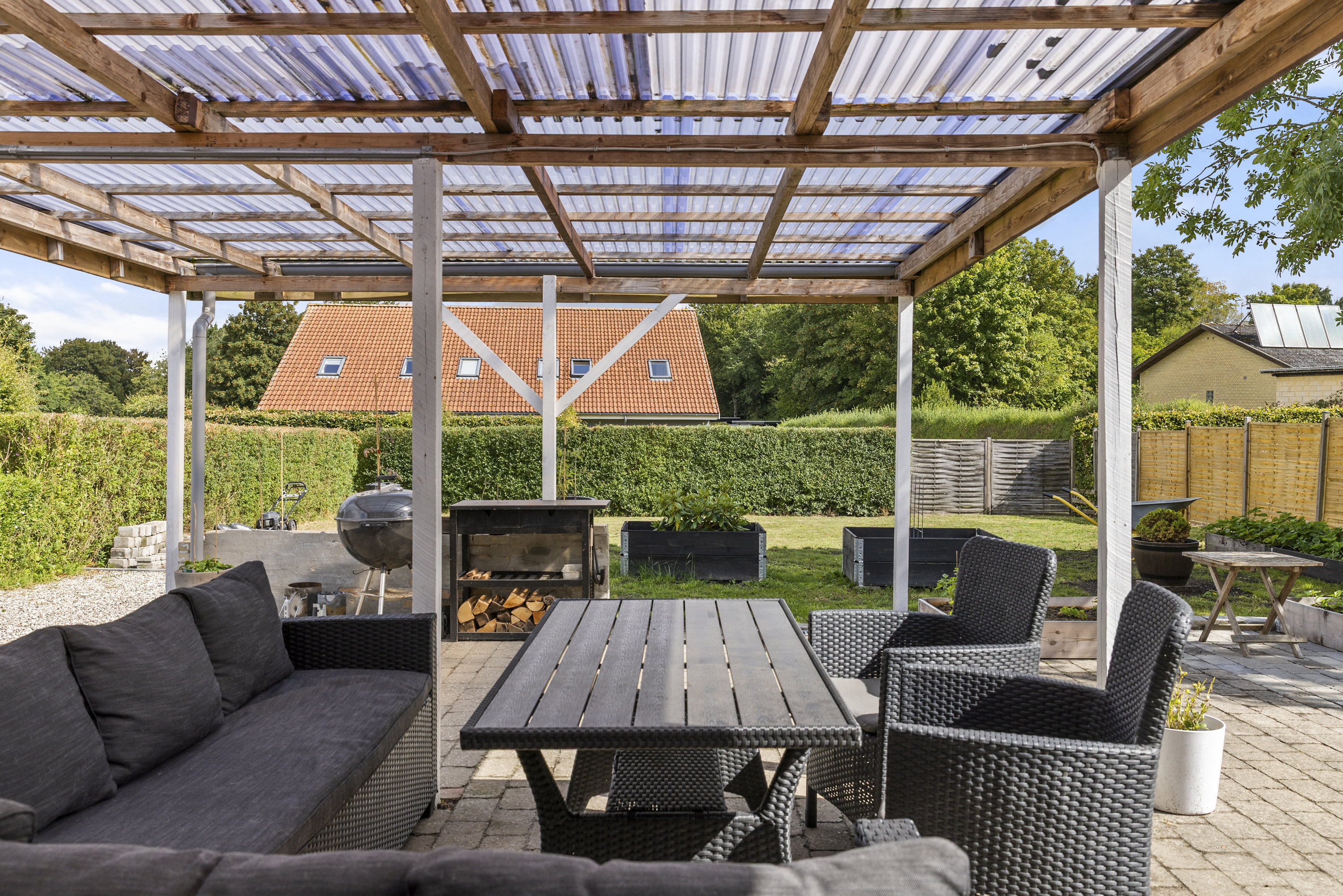 Fremhævet terrasse billede i fuldskærmstilstand. Billede af Sorøvej 11, 4291 Ruds Vedby