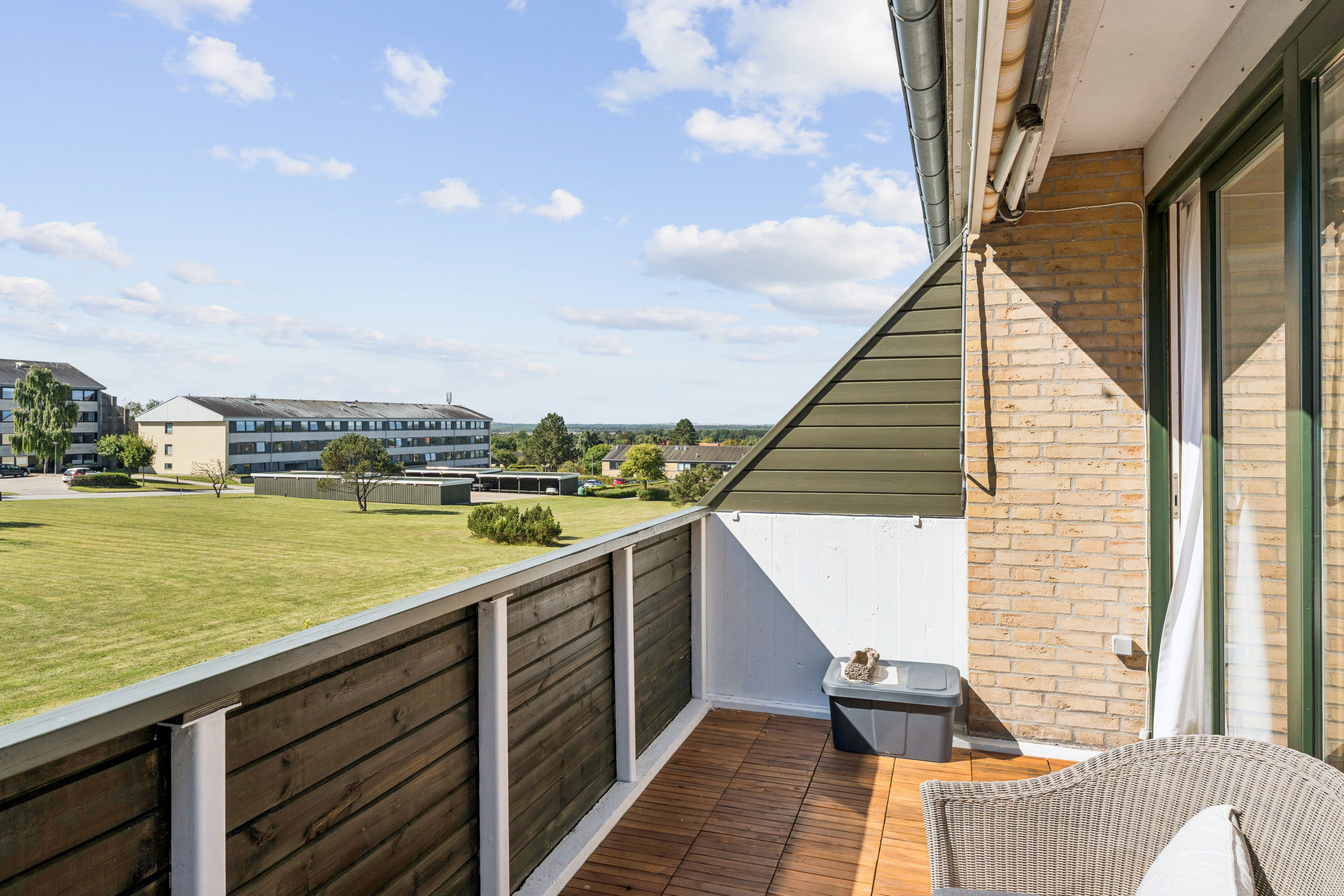 Fremhævet terrasse billede i fuldskærmstilstand. Billede af Blegdalsparken 59, 1. th., 9000 Aalborg