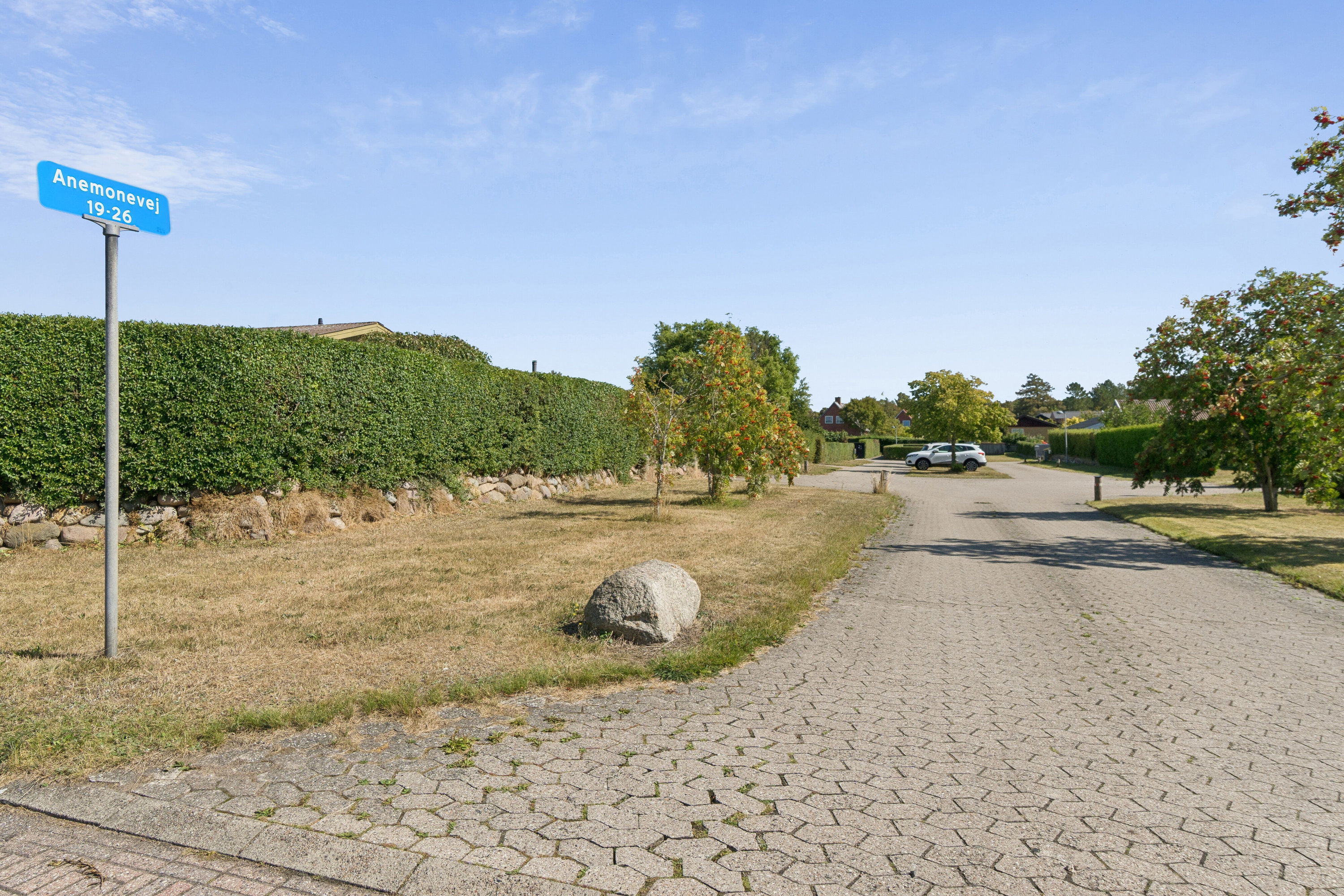 Fremhævet udendørs billede i fuldskærmstilstand. Billede af Anemonevej 19, 4470 Svebølle