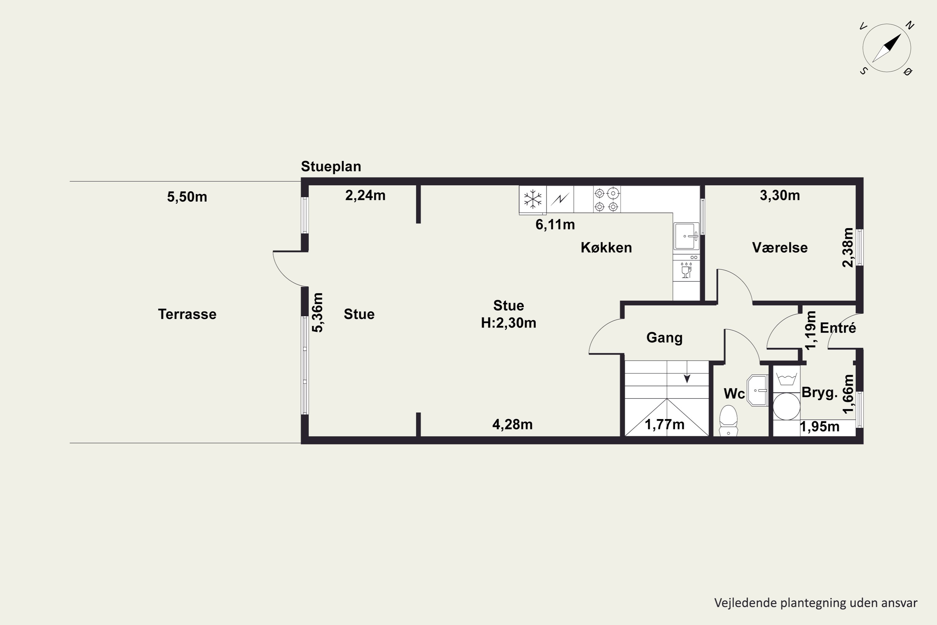 Plantegninger billede af Godske Lindenovs Vej 267, Gug, 9210 Aalborg SØ