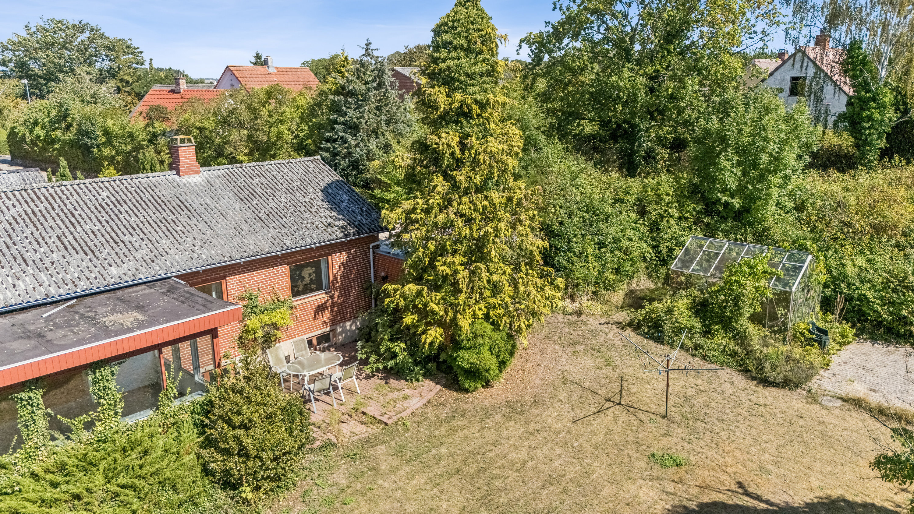 Fremhævet set fra haven billede i fuldskærmstilstand. Billede af Sct.Clemensvej 12A, 4760 Vordingborg