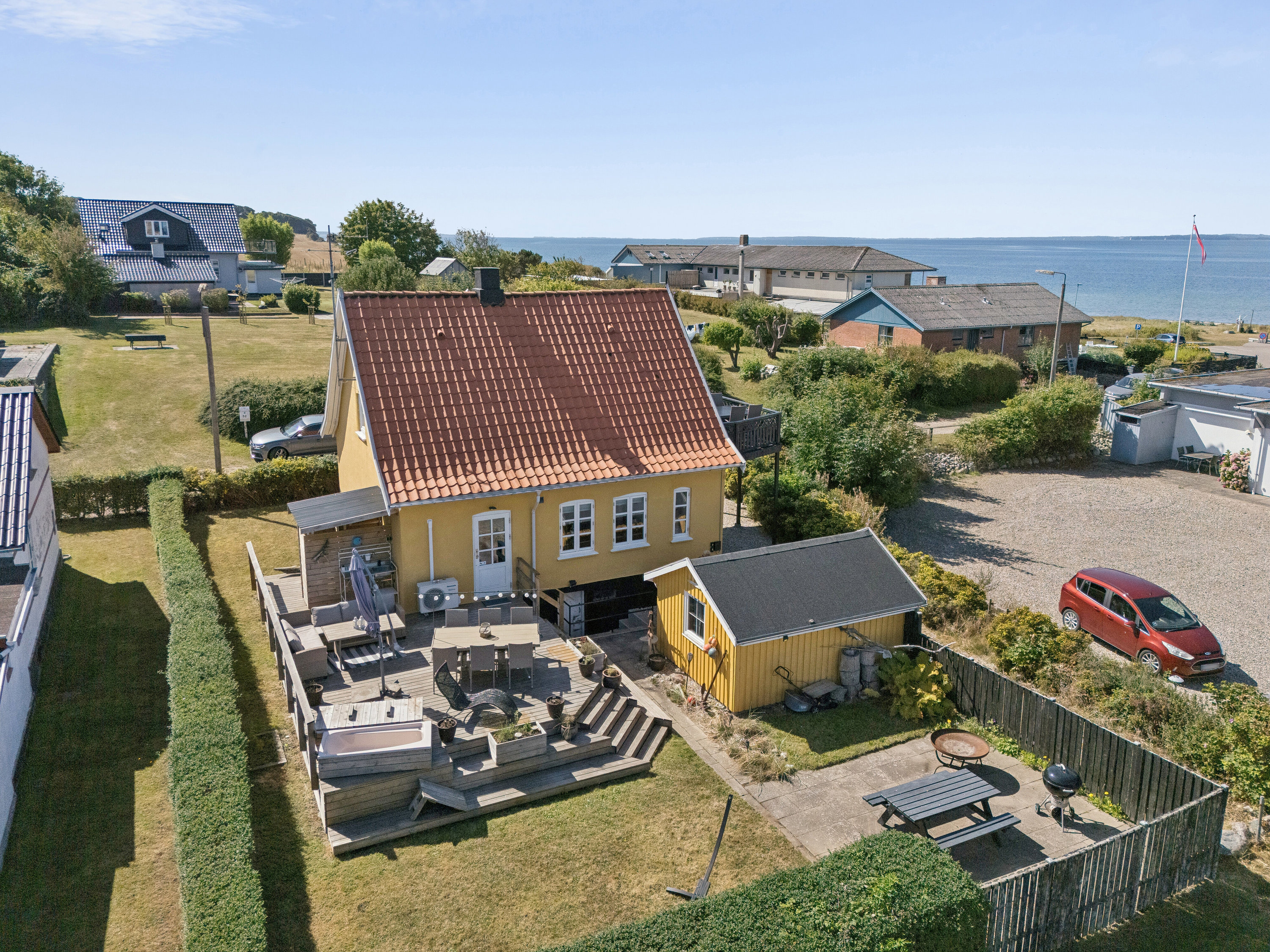 Fremhævet luftfoto billede i fuldskærmstilstand. Billede af Dageløkkevej 23, Dageløkke, 5953 Tranekær