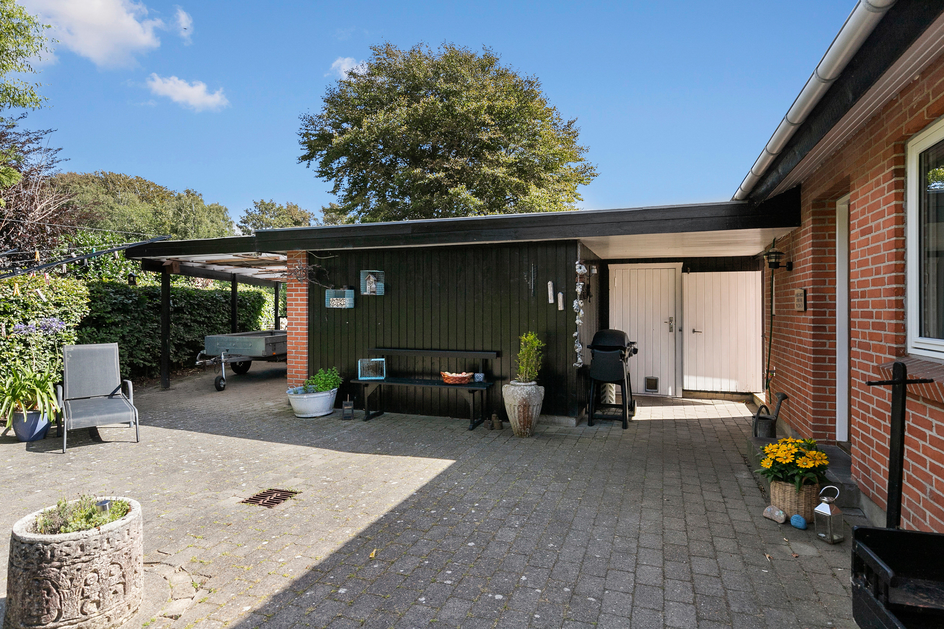 Fremhævet terrasse billede i fuldskærmstilstand. Billede af Engvej 27, Ø. Brønderslev, 9700 Brønderslev