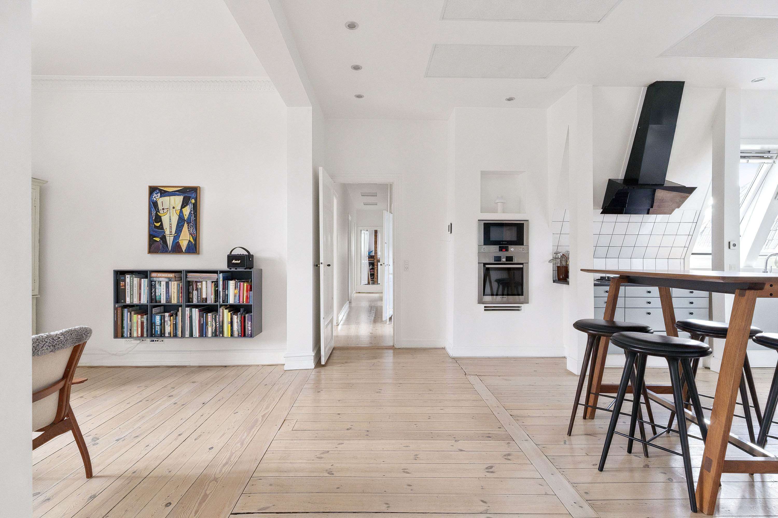 Fremhævet stue billede i fuldskærmstilstand. Billede af Strandvejen 61, 4. th., 2100 København Ø