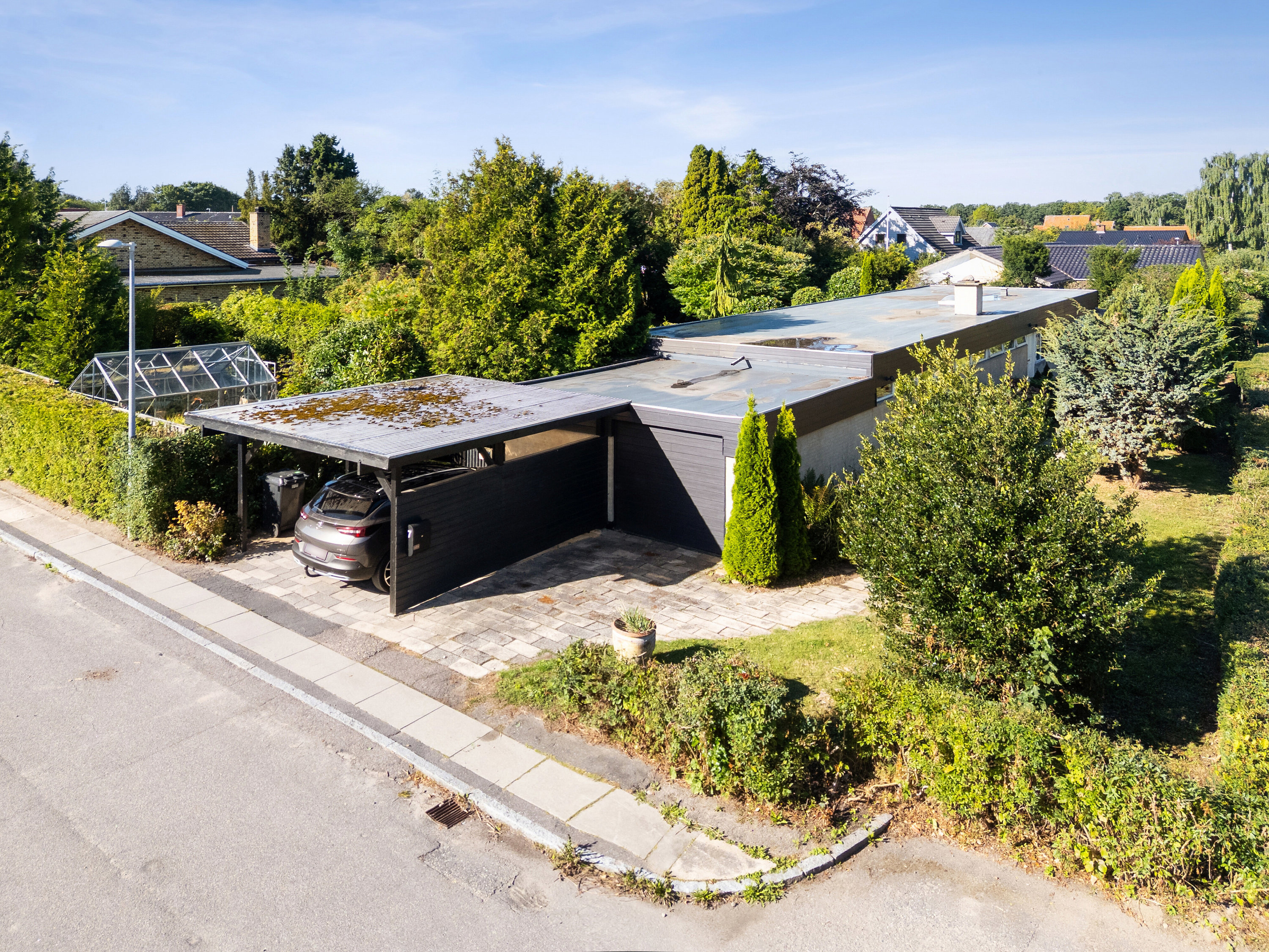 Fremhævet set fra vejen billede i fuldskærmstilstand. Billede af Magnolievej 7, 4200 Slagelse