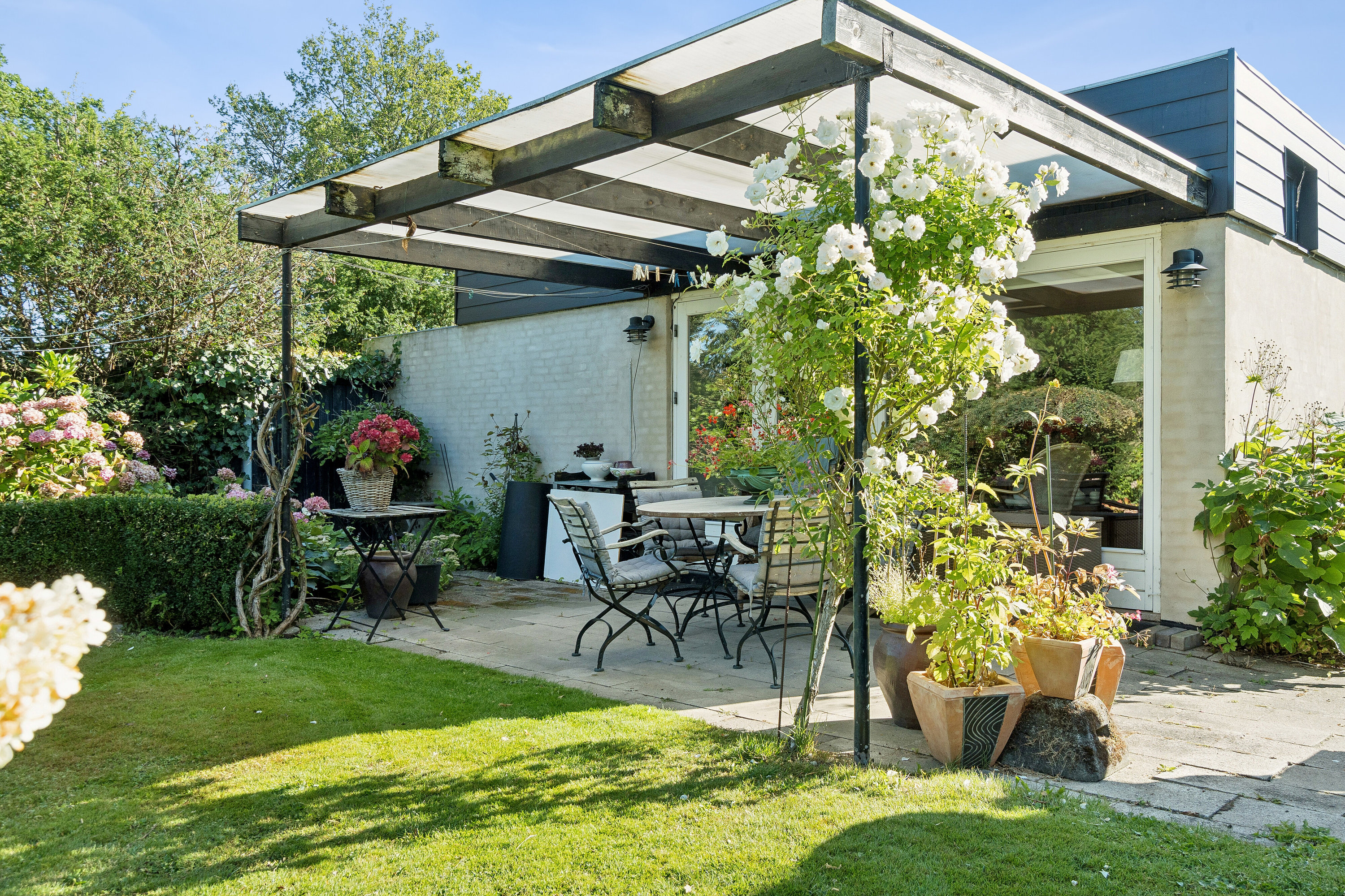 Fremhævet terrasse billede i fuldskærmstilstand. Billede af Magnolievej 7, 4200 Slagelse