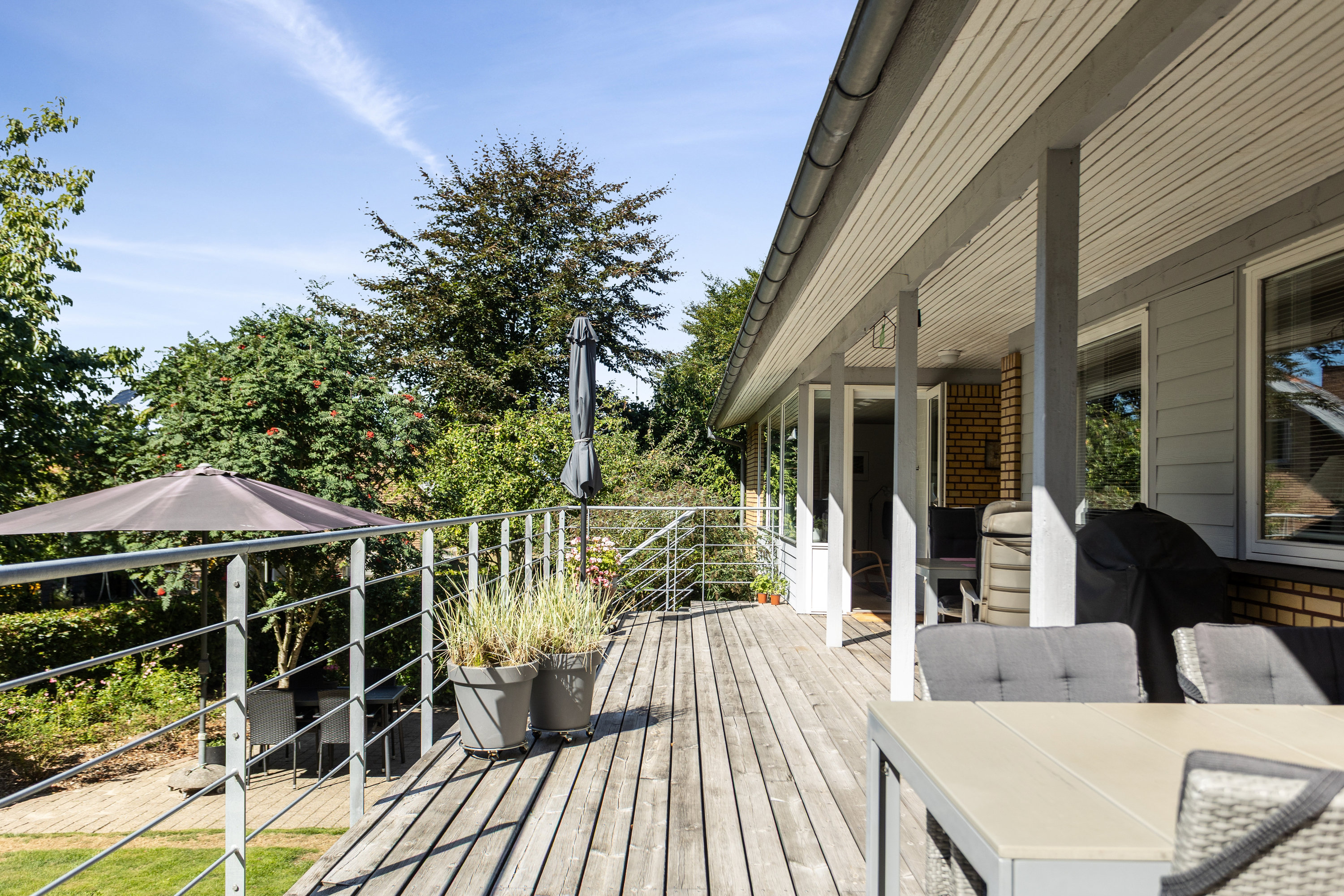 Fremhævet terrasse billede i fuldskærmstilstand. Billede af Skovbakken 24, 7800 Skive