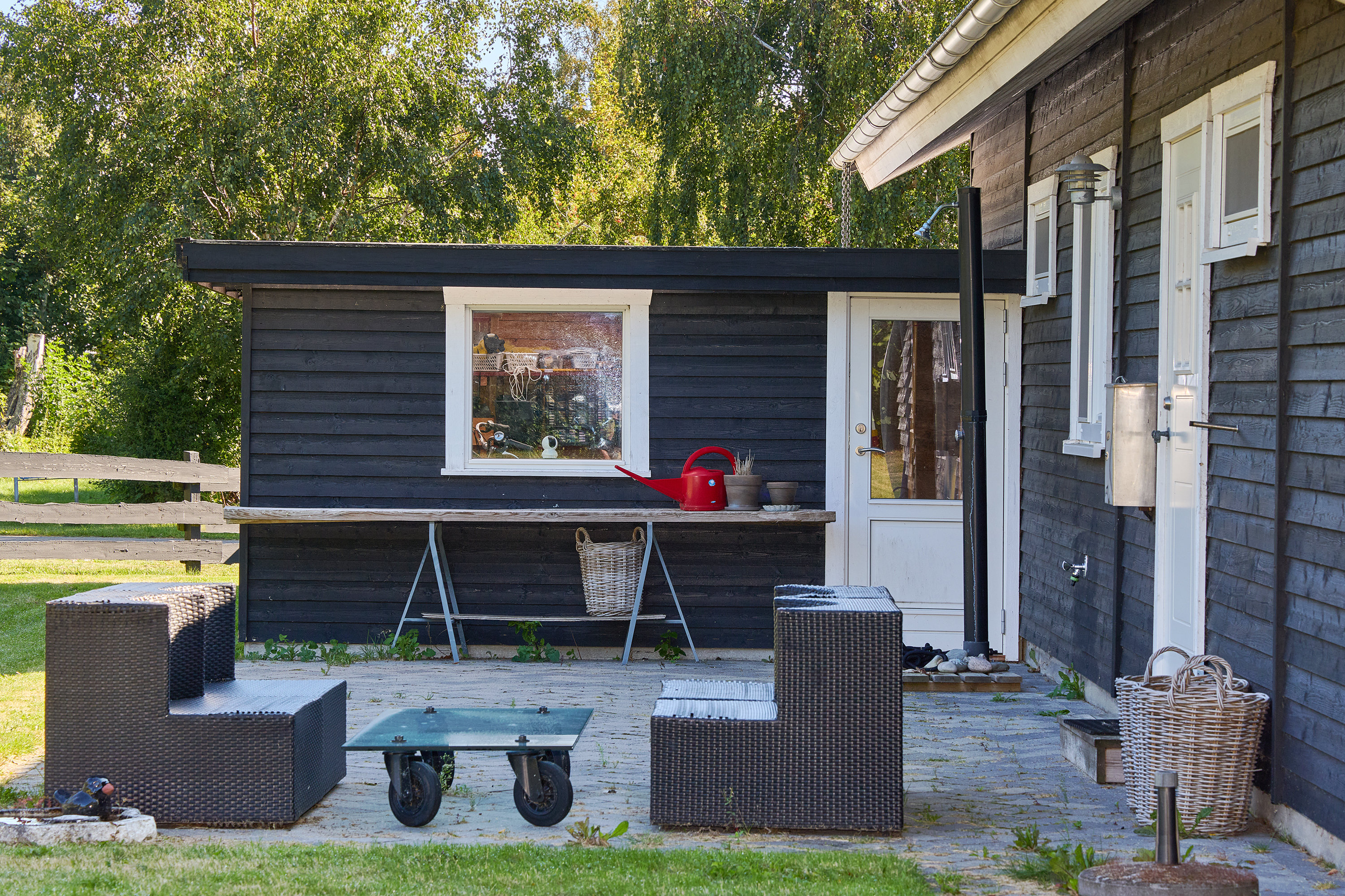Fremhævet terrasse billede i fuldskærmstilstand. Billede af Skaus-Ager 29, Smidstrup, 3250 Gilleleje