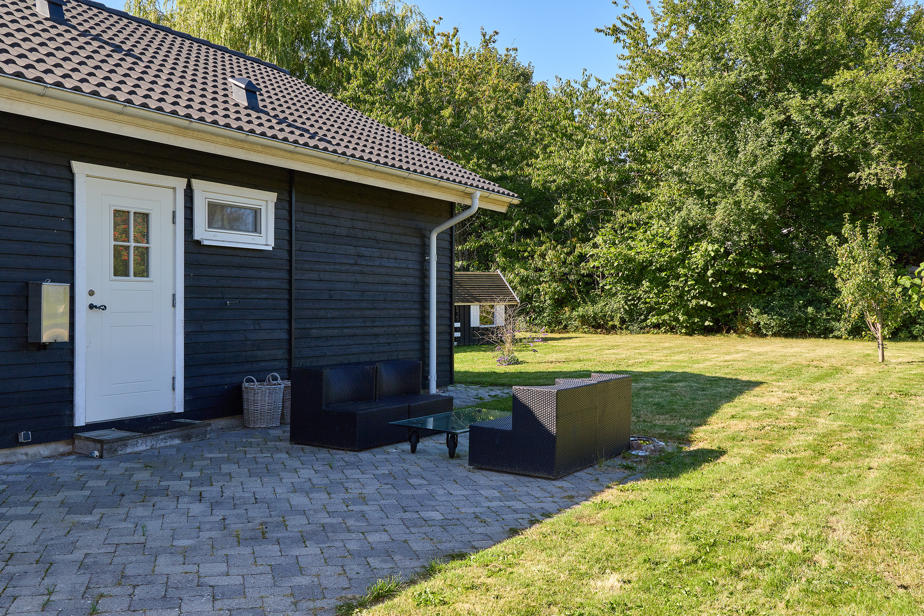Fremhævet terrasse billede i fuldskærmstilstand. Billede af Skaus-Ager 29, Smidstrup, 3250 Gilleleje