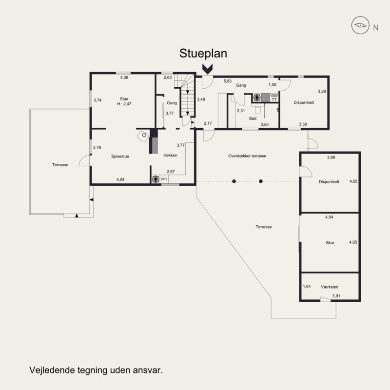 Plantegninger billede af Svalevej 12, Hjordkær, 6230 Rødekro