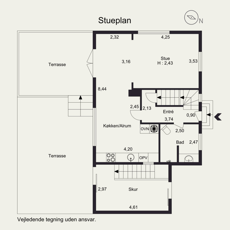 Plantegninger billede af Tøndervej 229, 6200 Aabenraa