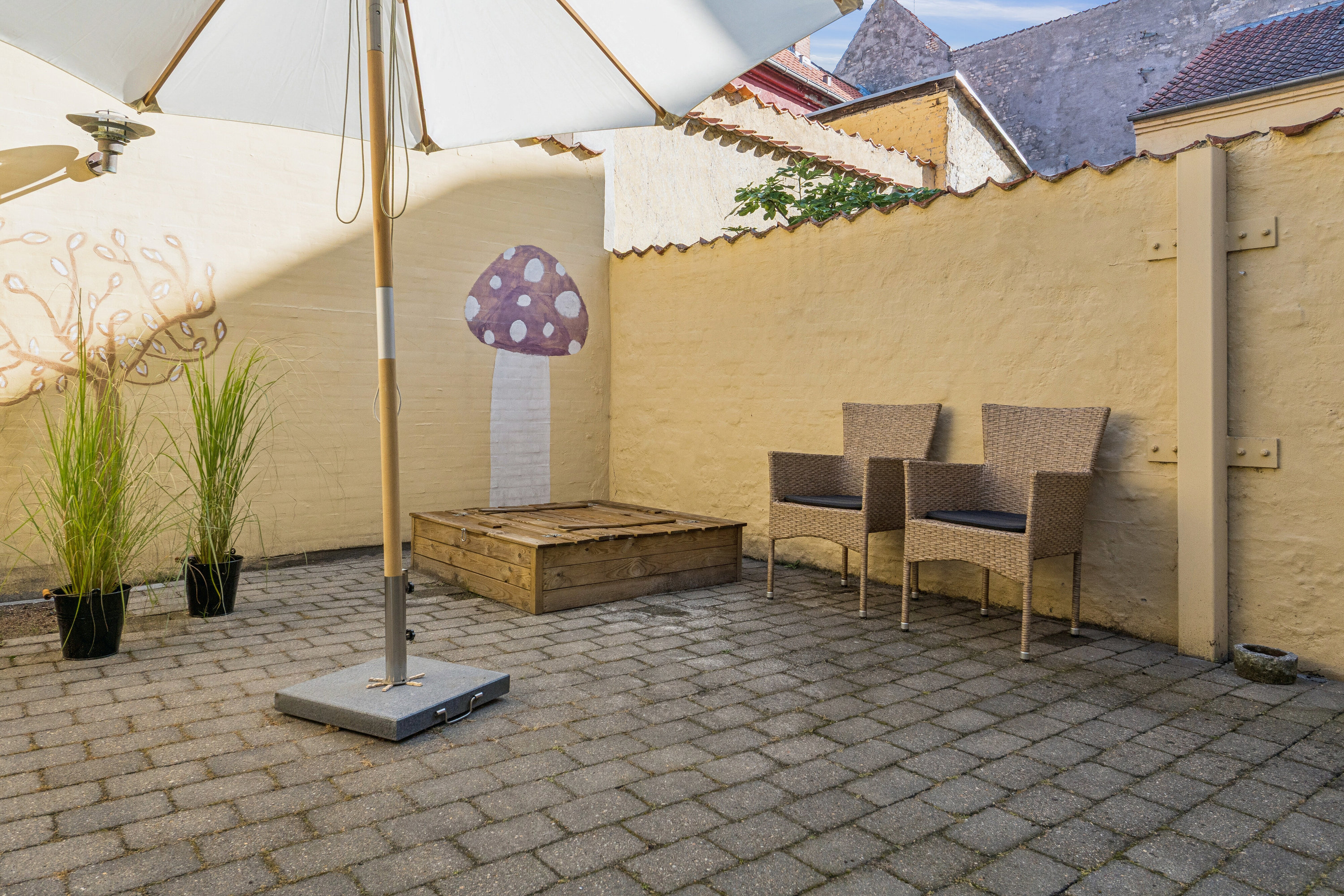 Fremhævet terrasse billede i fuldskærmstilstand. Billede af Kongegade 3, 5800 Nyborg