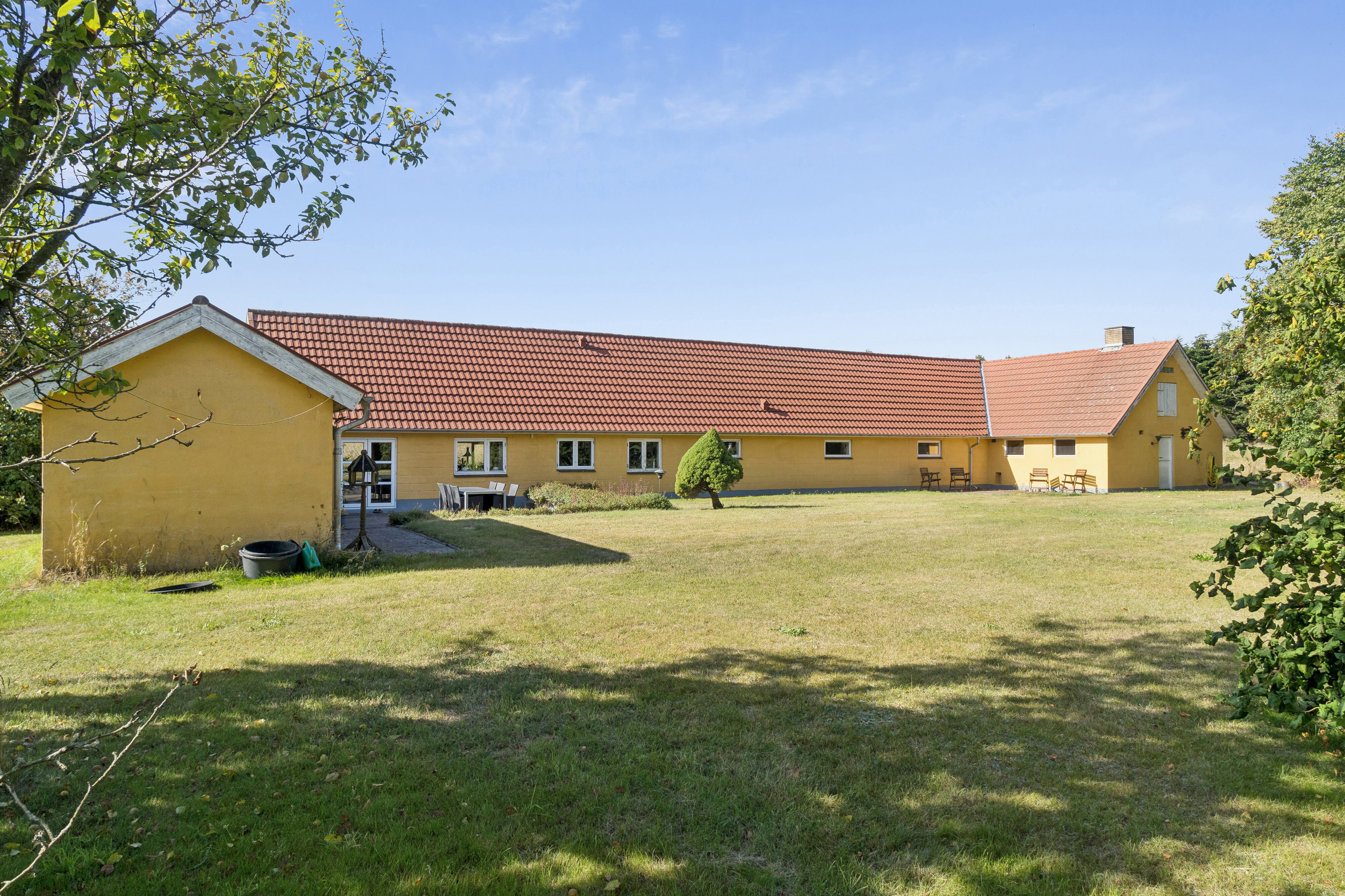 Fremhævet set fra haven billede i fuldskærmstilstand. Billede af Havør Huse Vej 1, Østerild, 7700 Thisted