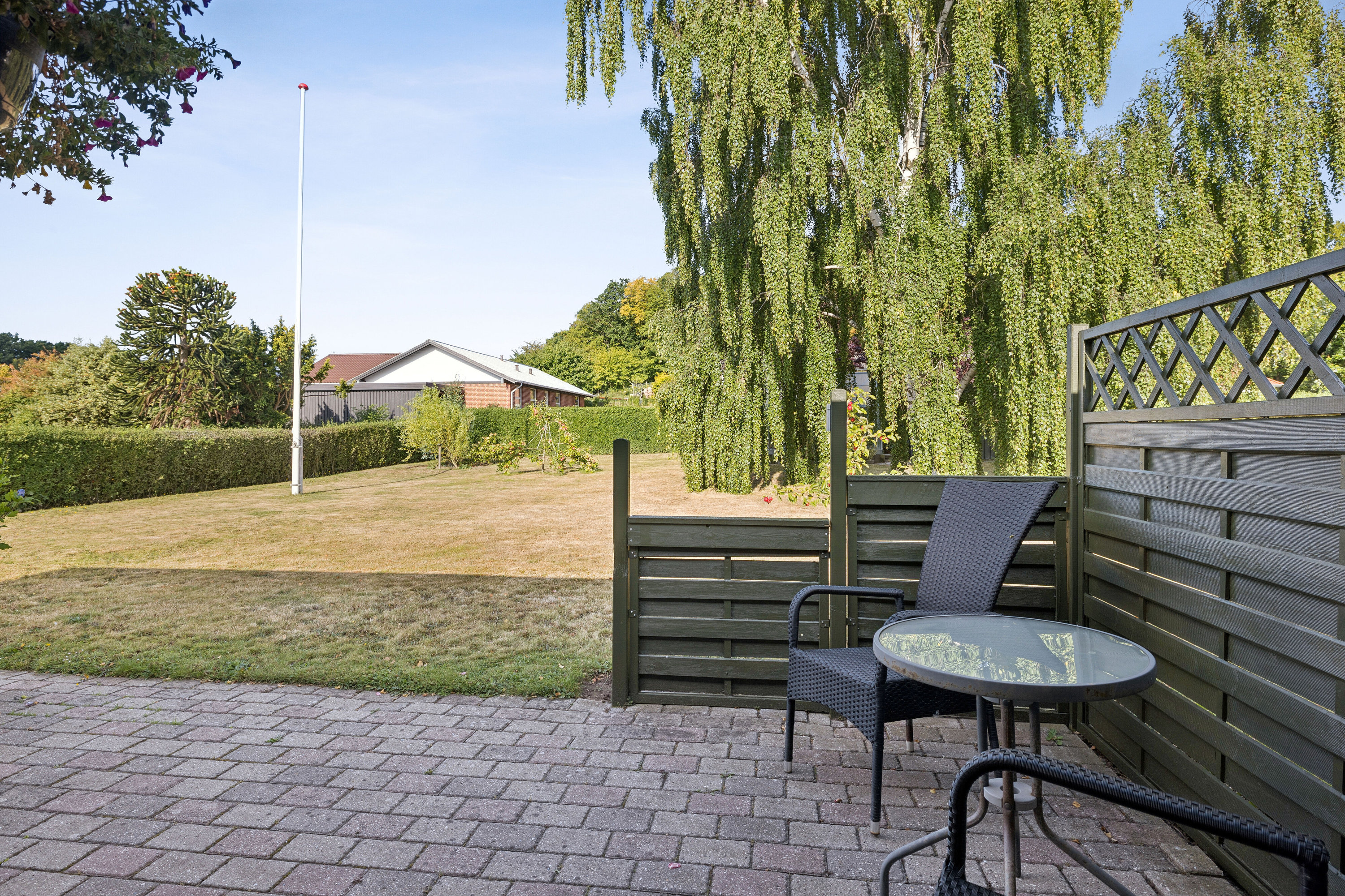 Fremhævet terrasse billede i fuldskærmstilstand. Billede af Hatten 5, 5900 Rudkøbing