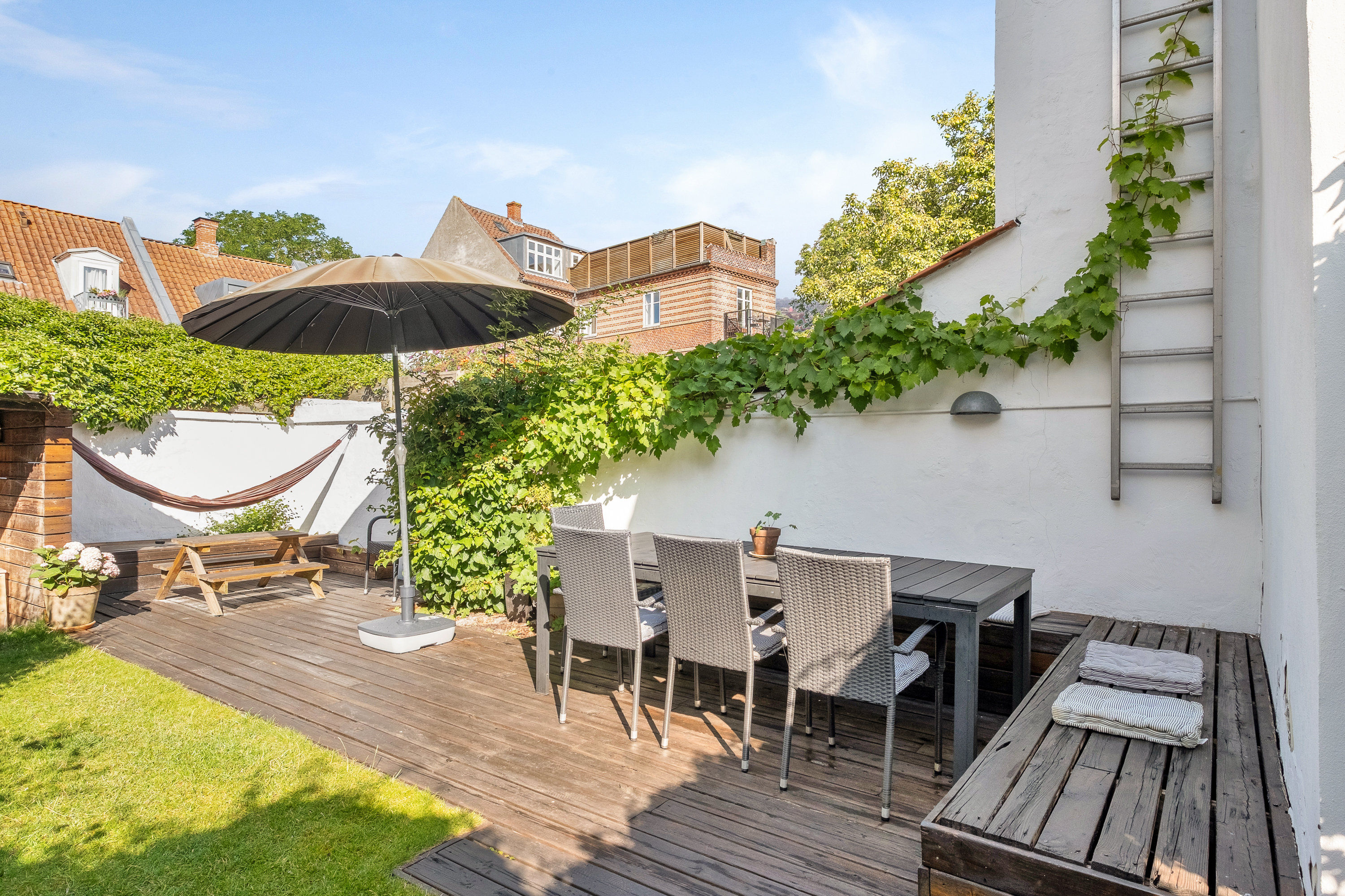Fremhævet terrasse billede i fuldskærmstilstand. Billede af Helgolandsgade 20, 1., 8000 Aarhus C