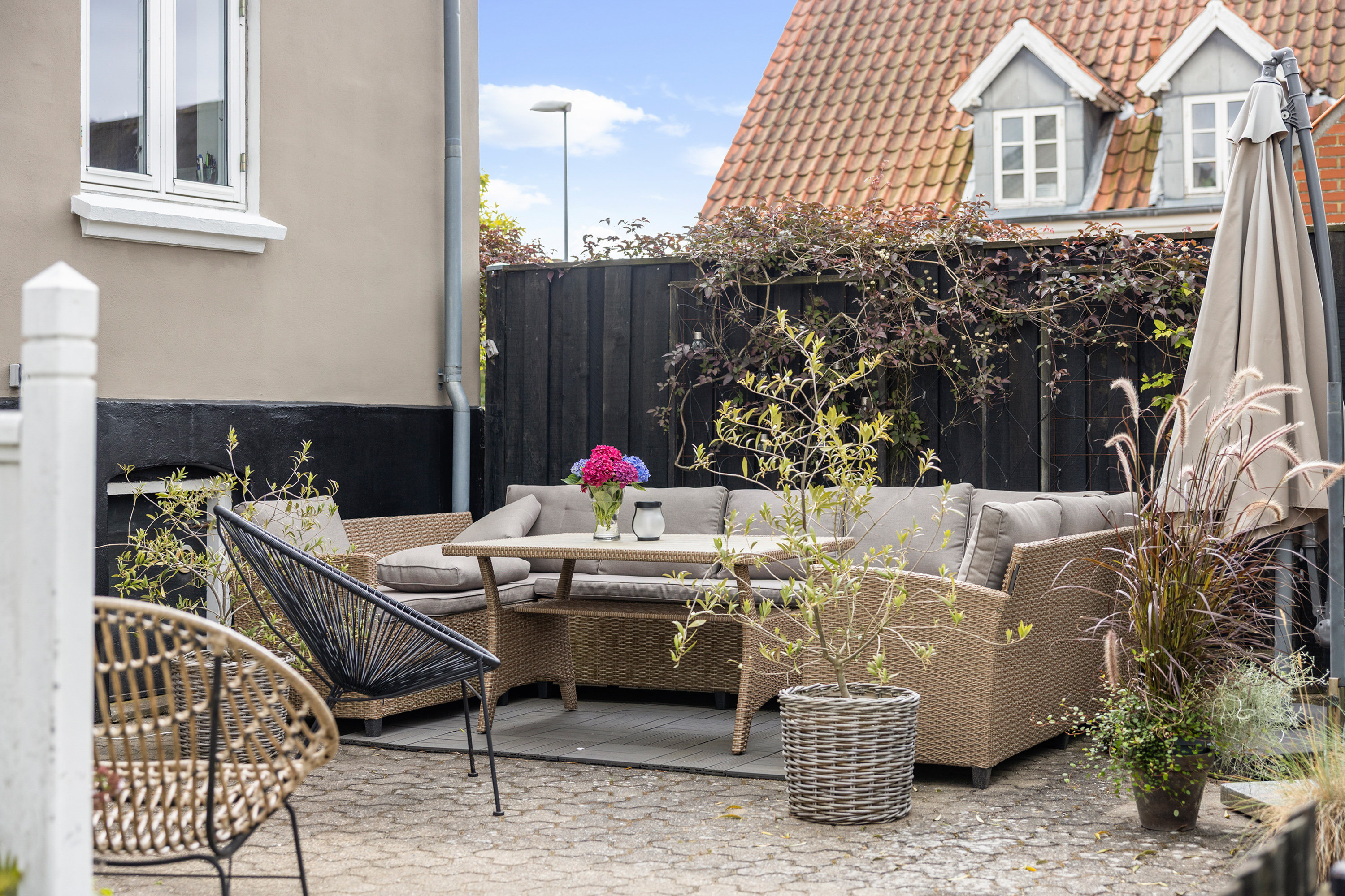 Fremhævet terrasse billede i fuldskærmstilstand. Billede af Fredensgade 10, 9900 Frederikshavn