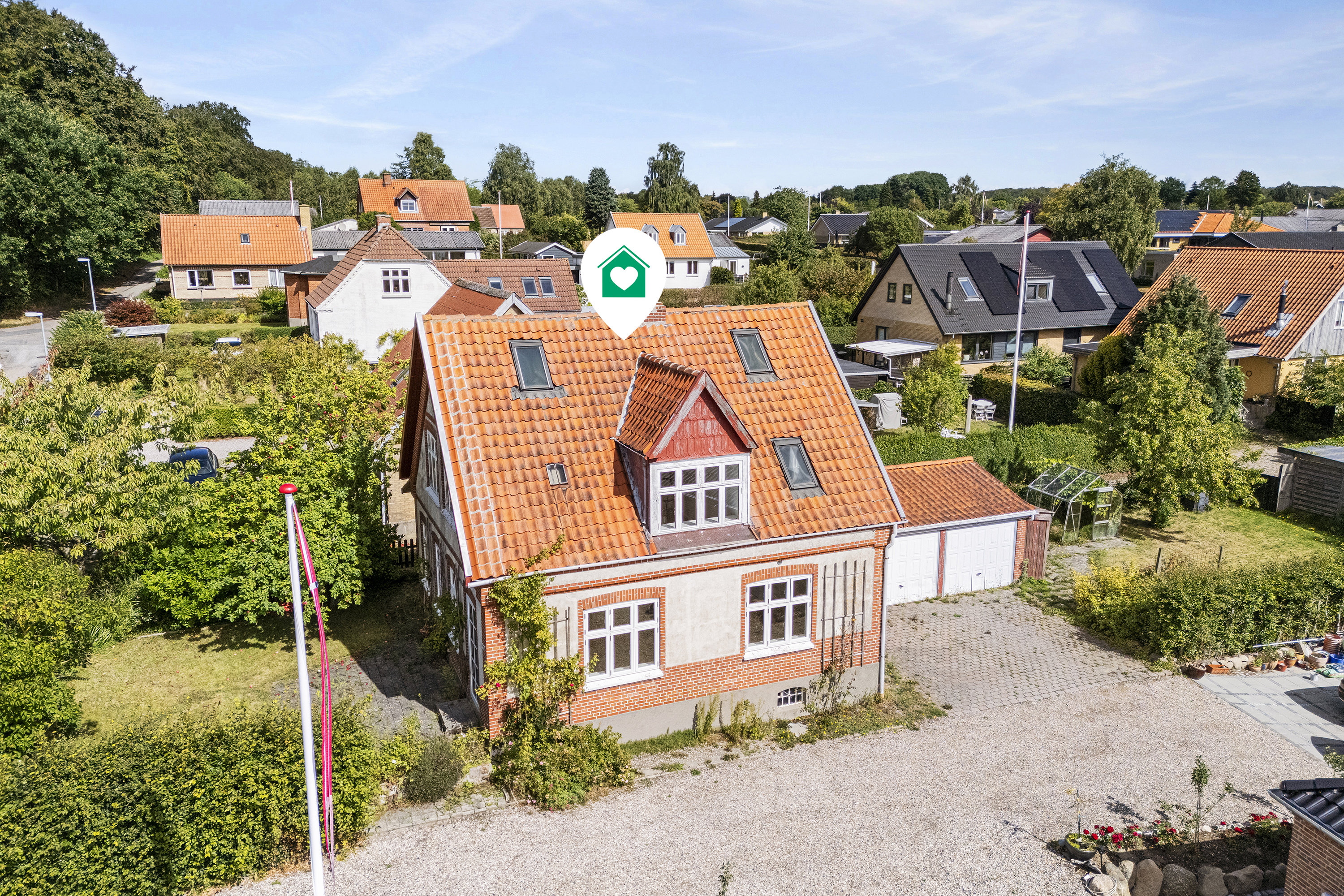 Fremhævet ejendommen billede i fuldskærmstilstand. Billede af Toften 37, Høruphav, 6470 Sydals