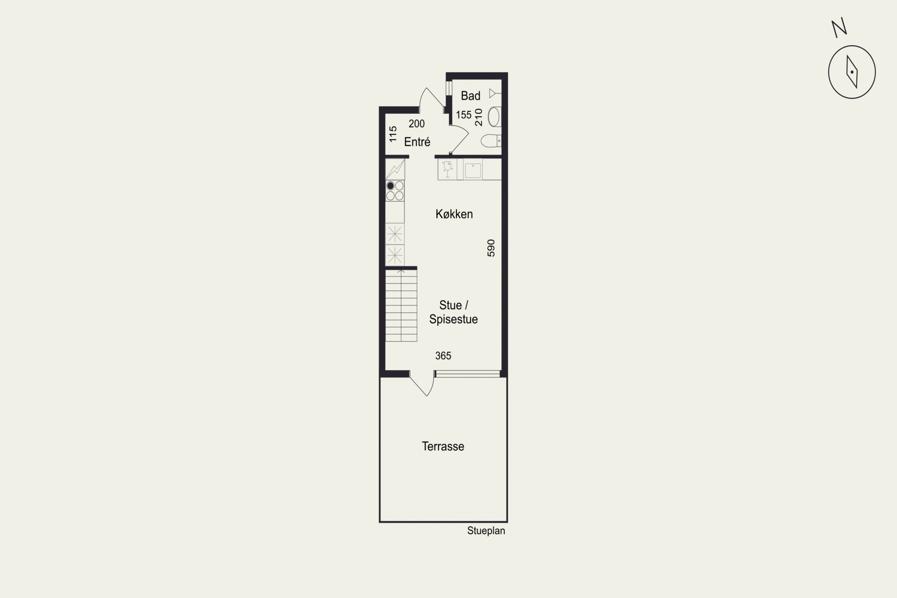 Plantegninger billede af Hindbærhaven 5, st. 4., 2680 Solrød Strand