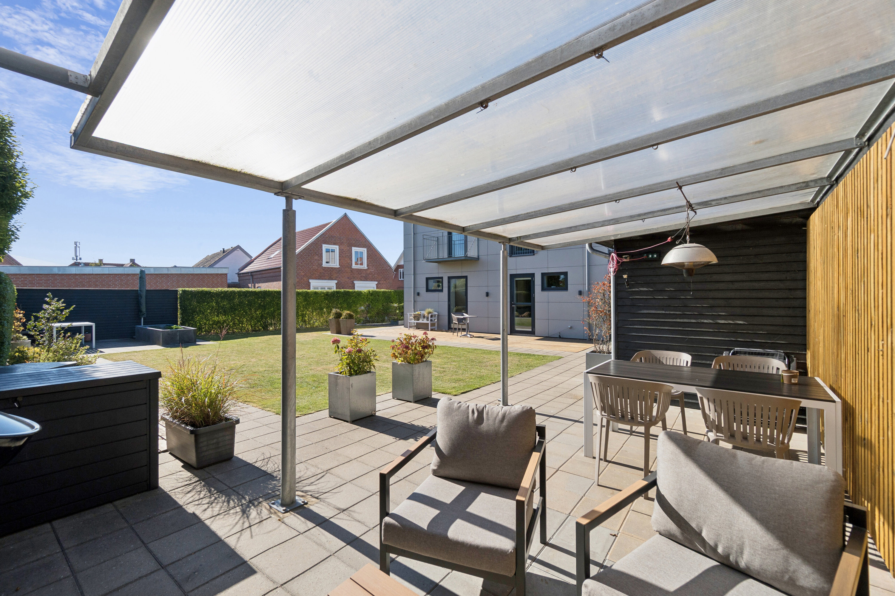 Fremhævet terrasse billede i fuldskærmstilstand. Billede af Møllevej 40, 7700 Thisted