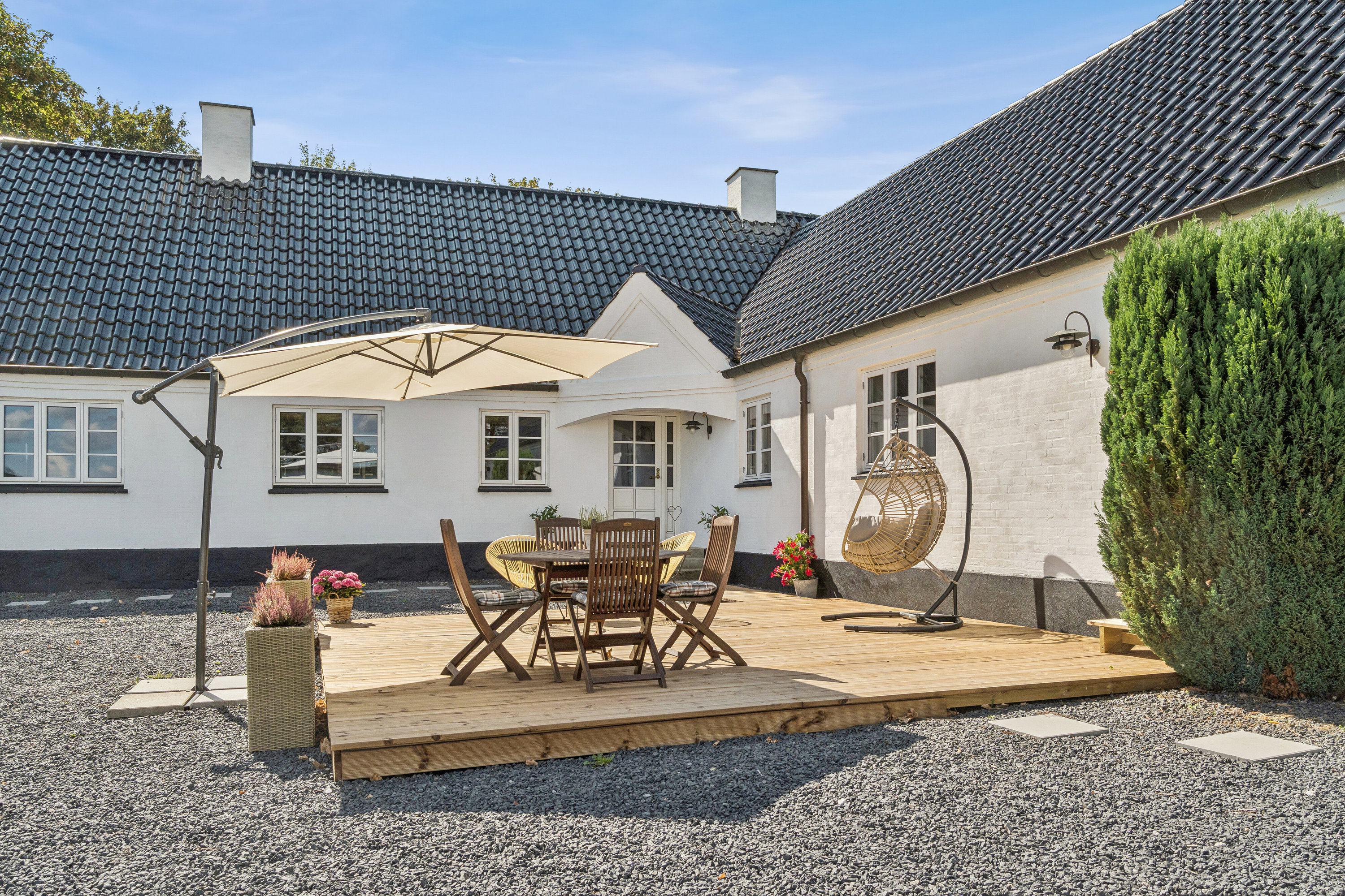 Fremhævet overdækket terrasse billede i fuldskærmstilstand. Billede af Bavnevej 8, Tyvelse, 4171 Glumsø