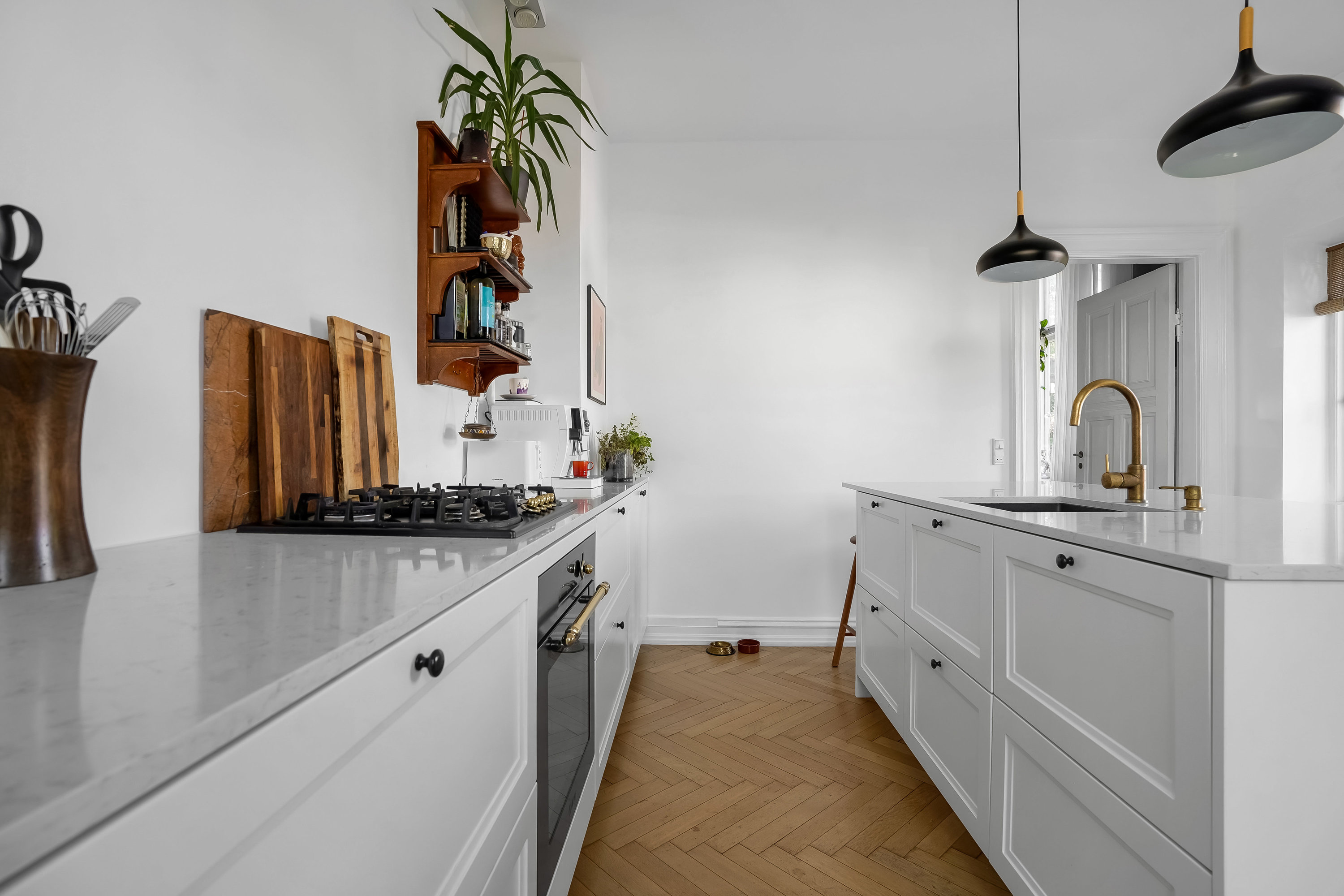 Fremhævet køkken billede i fuldskærmstilstand. Billede af Langelinie 53, 5230 Odense M