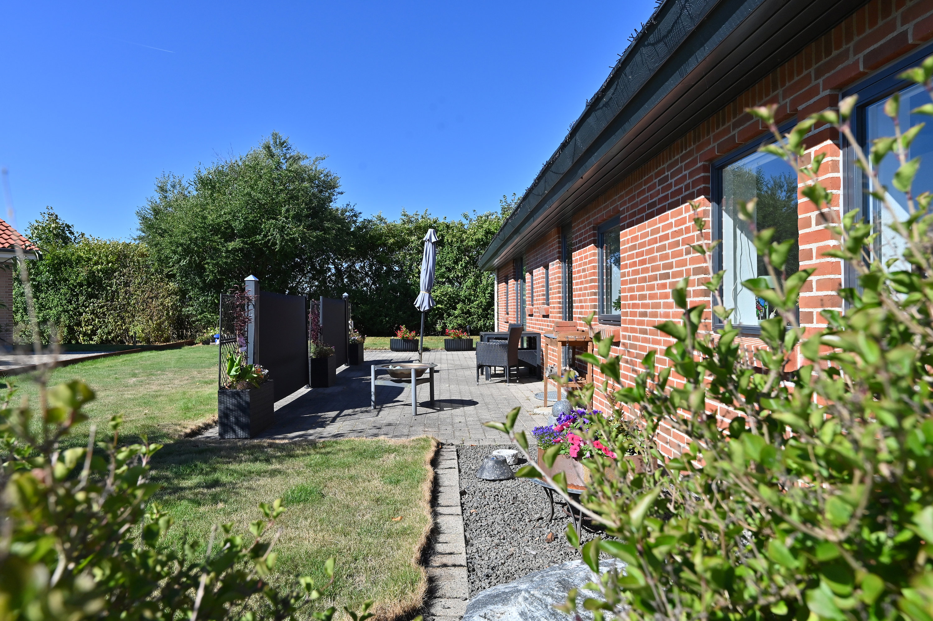 Fremhævet terrasse billede i fuldskærmstilstand. Billede af Fælledvej 26, Studsgård, 7400 Herning