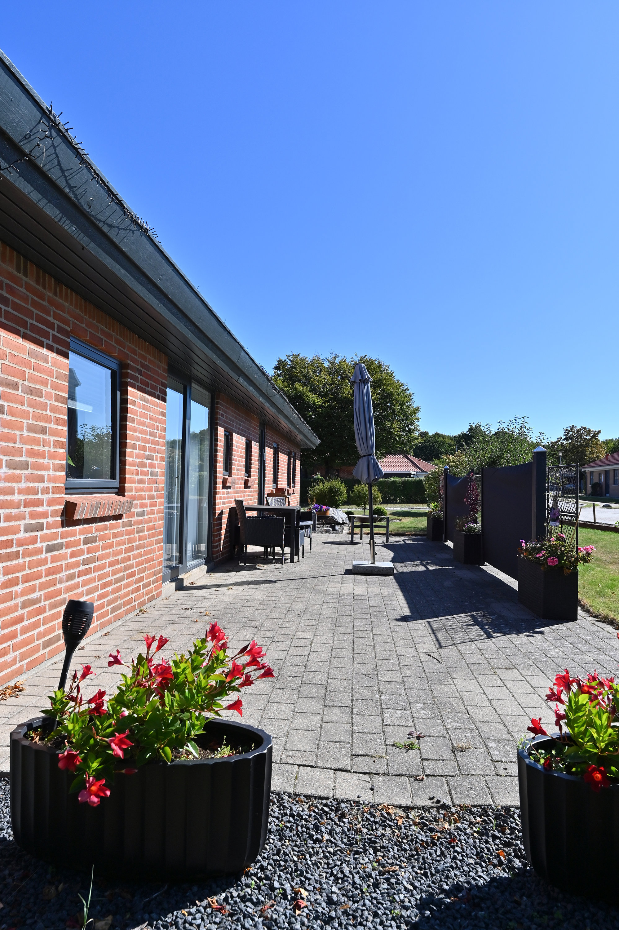 Fremhævet terrasse billede i fuldskærmstilstand. Billede af Fælledvej 26, Studsgård, 7400 Herning