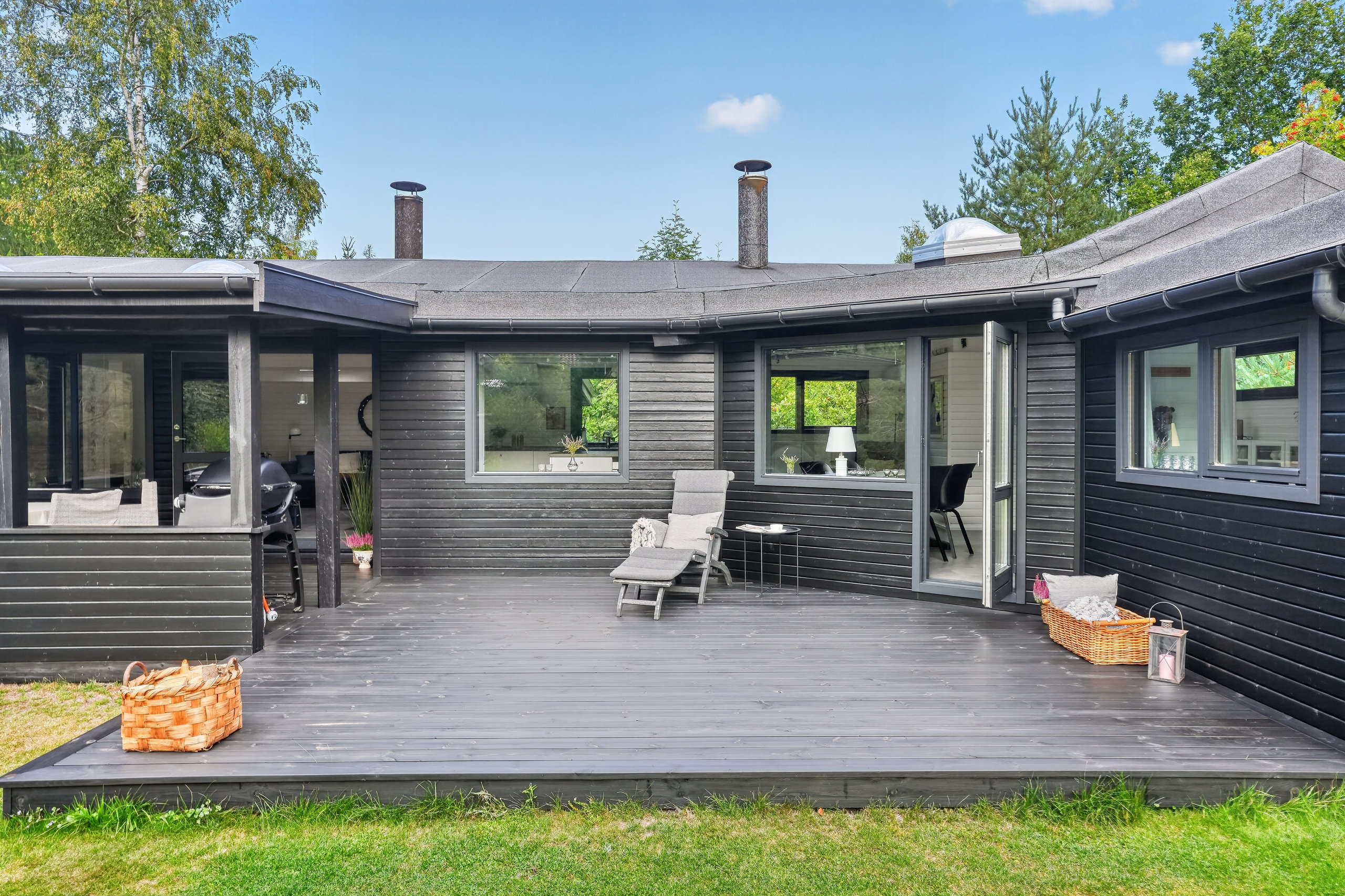 Fremhævet terrasse billede i fuldskærmstilstand. Billede af Bogfinkevej 9, 4500 Nykøbing Sj