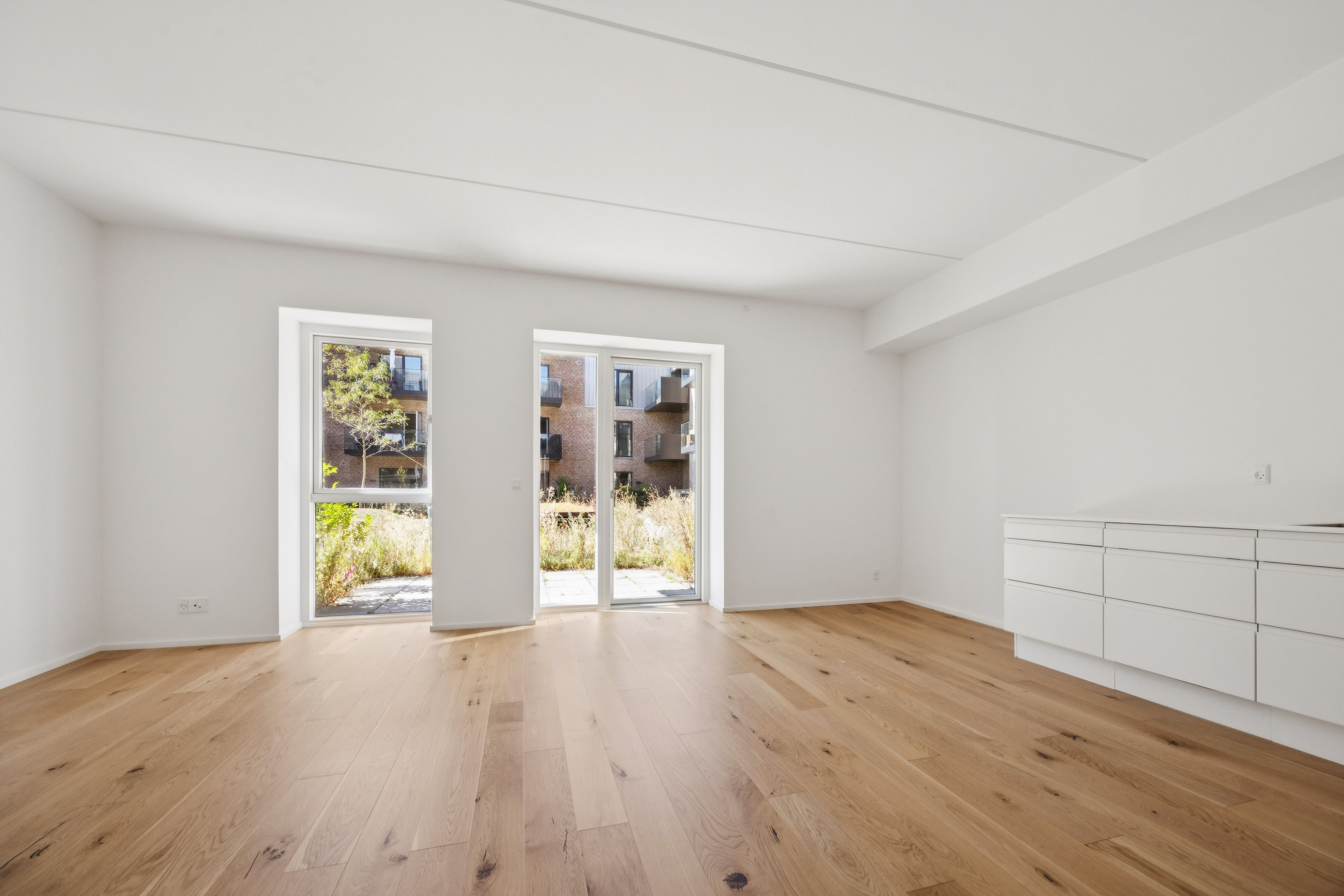 Fremhævet stue billede i fuldskærmstilstand. Billede af Stigsborg Brygge 155, 1. th., 9400 Nørresundby