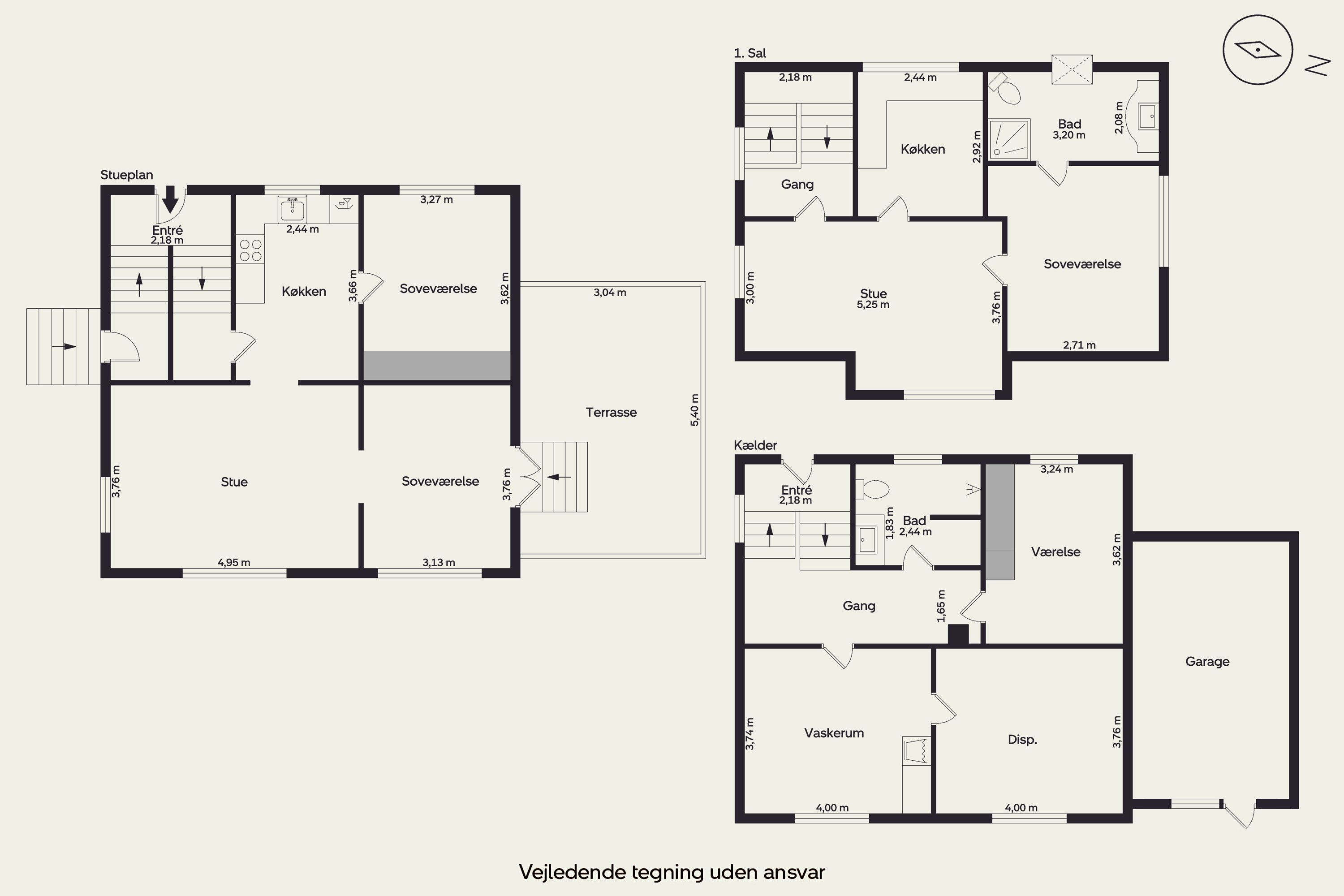 Plantegninger billede af Vissenbjergvej 22, Tommerup St, 5690 Tommerup