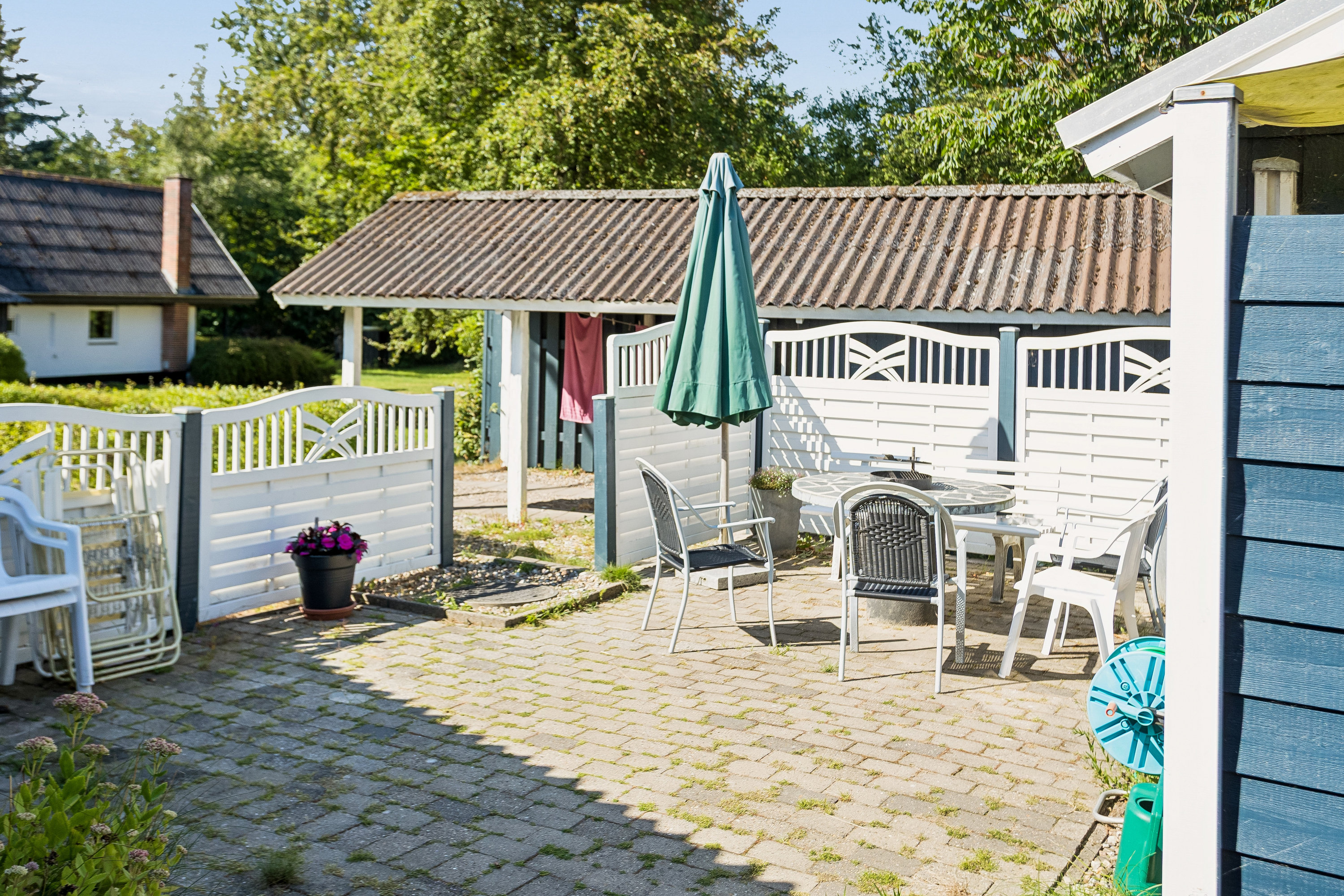 Fremhævet terrasse billede i fuldskærmstilstand. Billede af Kybehuse 99, Vile, 7870 Roslev